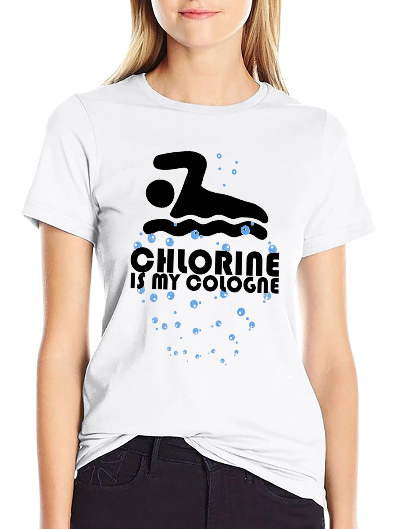 Chlorine is My Cologne Swimmer T-Shirt - 9