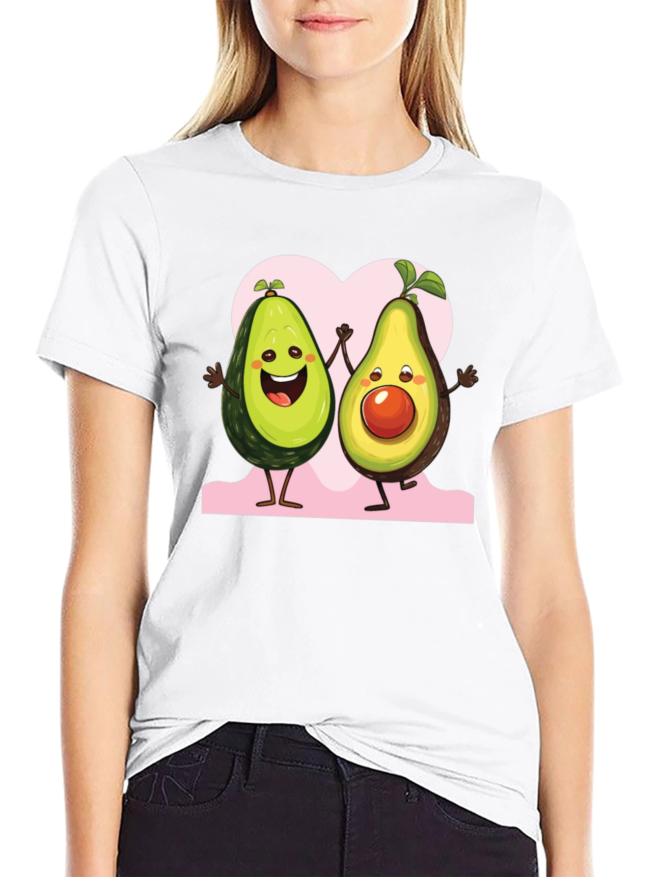 Black Avocado Love Graphic Tee - Cute & Trendy view 9