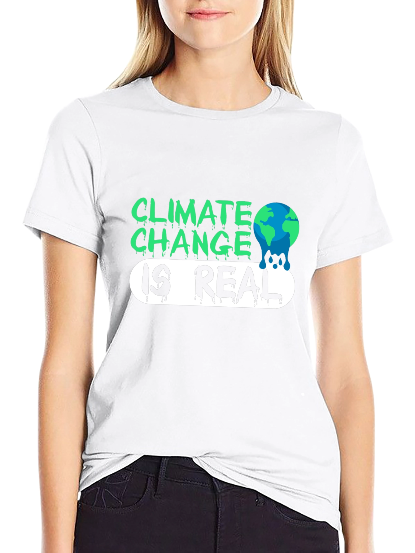Climate Change is Real Graphic T-Shirt - 9