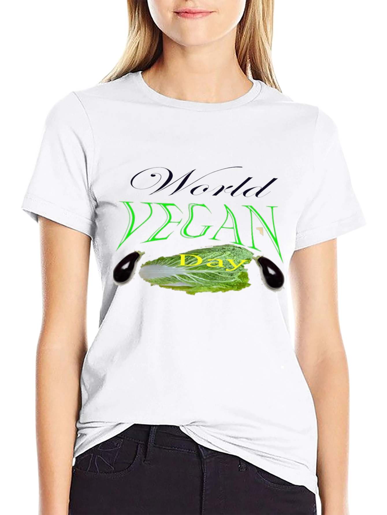 Vegan Day Graphic T-Shirt - 9