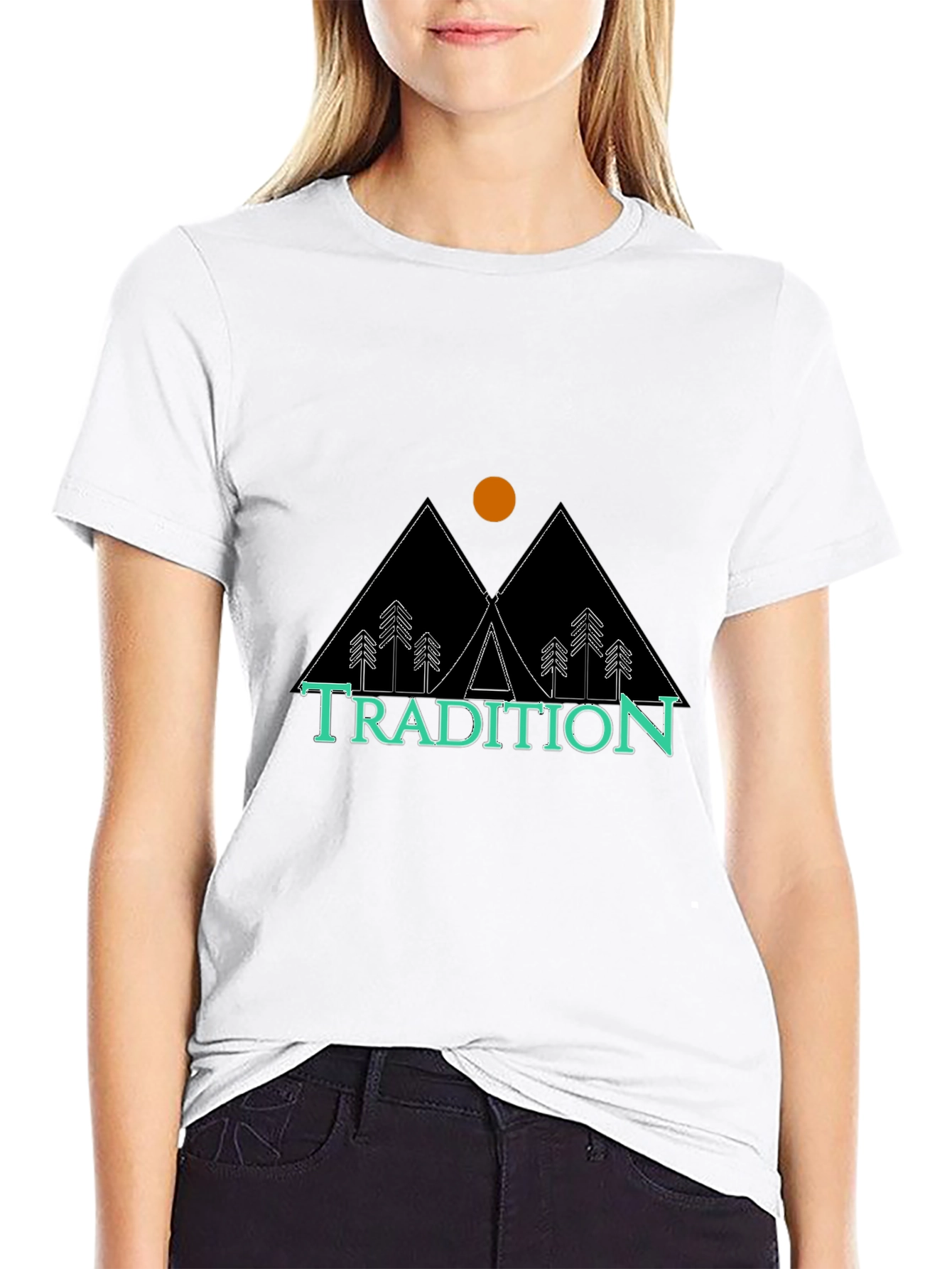 Black Tradition Graphic Tee - Outdoor Adventure Style view 9