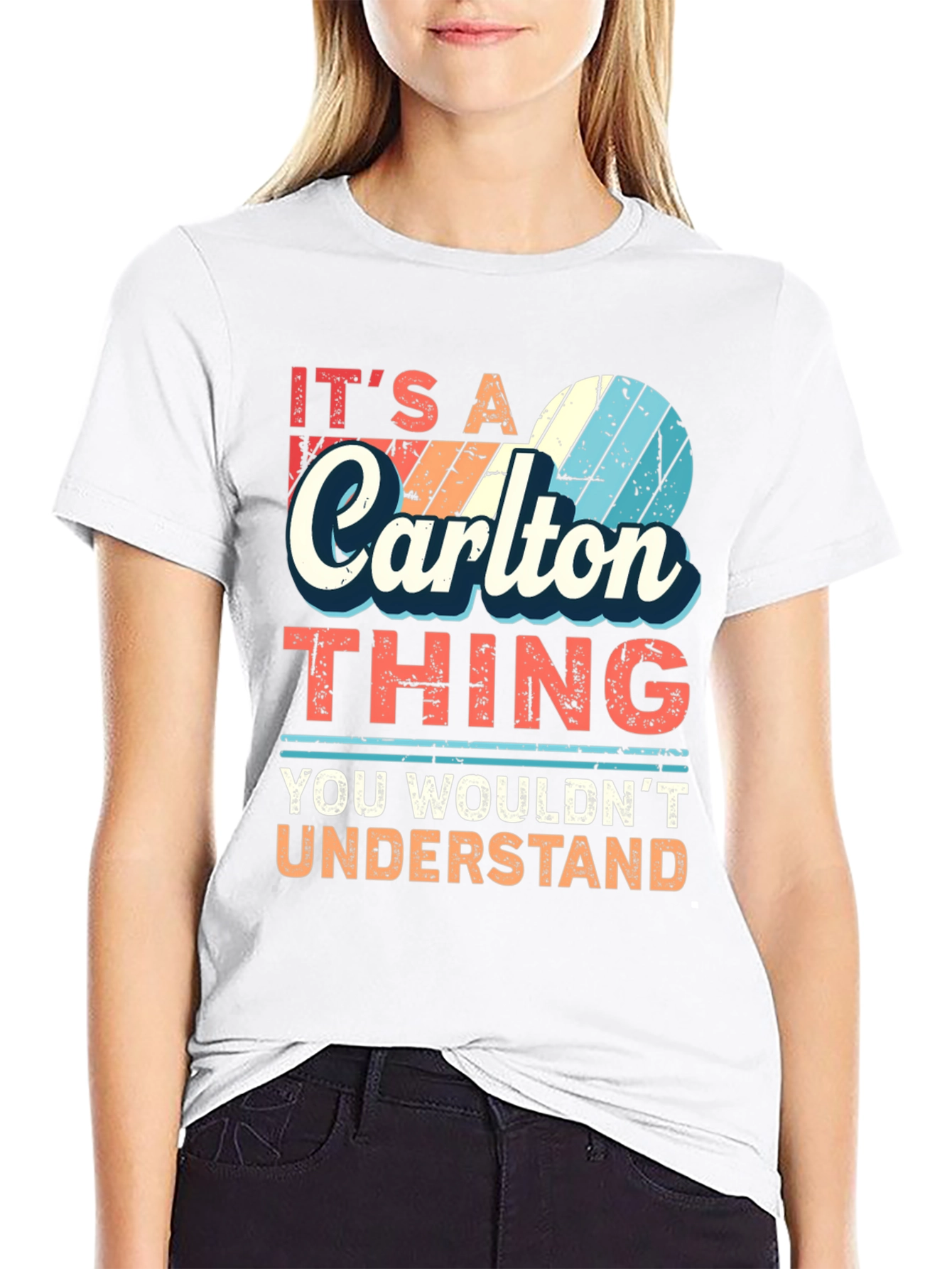 Black It's a Carlton Thing T-Shirt - You Wouldn't Understand view 9