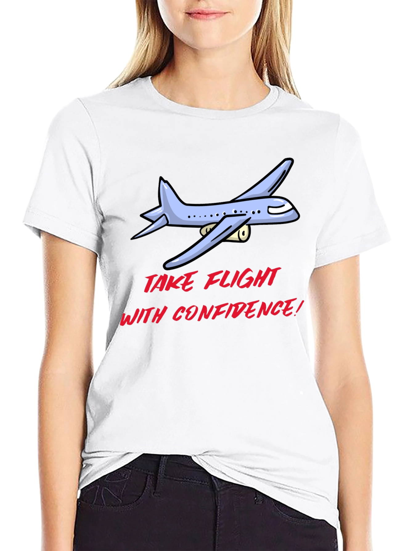 Black Take Flight Confidence T-Shirt view 9
