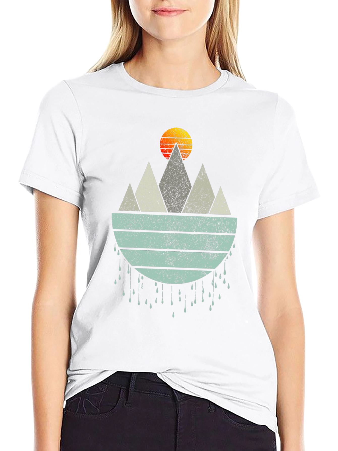 Black Mountain Sunset Graphic Tee view 9