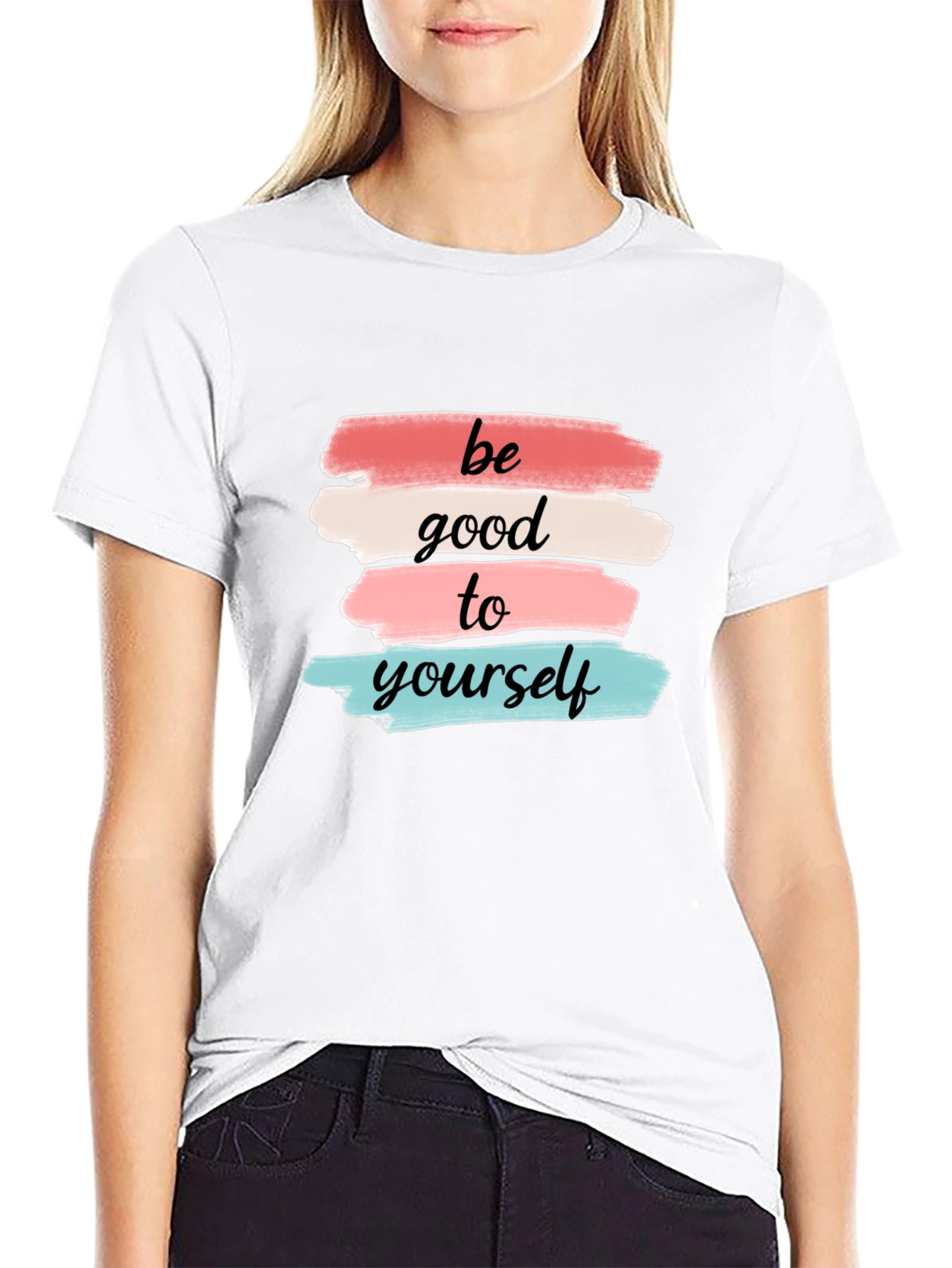 Black Be Good to Yourself Graphic Tee view 9