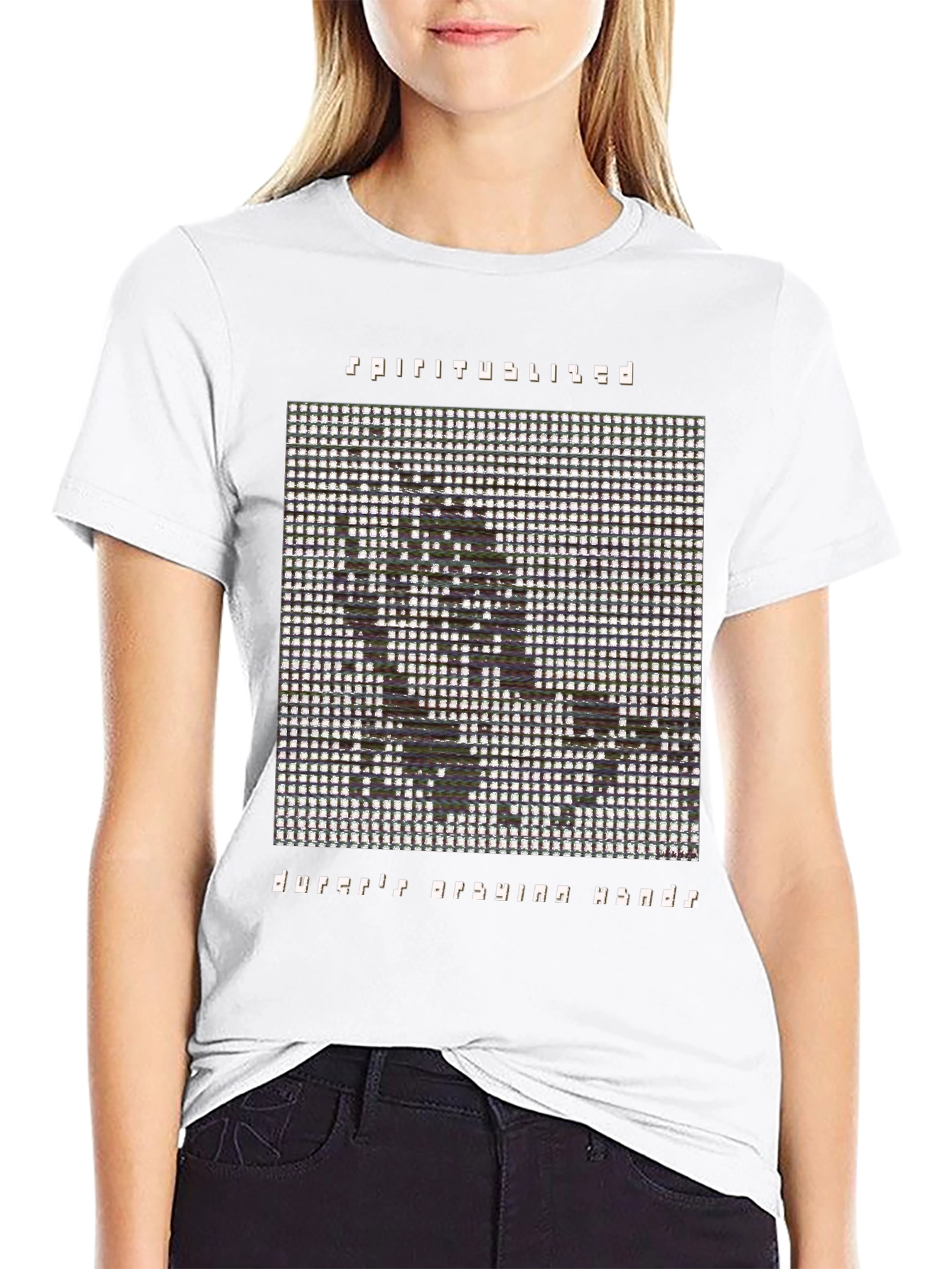 Spiritualized Durer's Praying Hands Black T-Shirt - 9