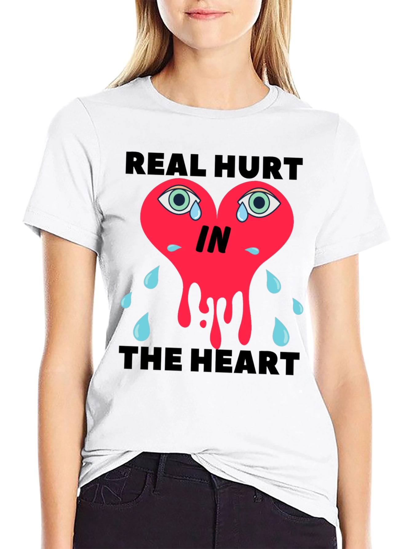 Real Hurt in the Heart Graphic Tee - 9