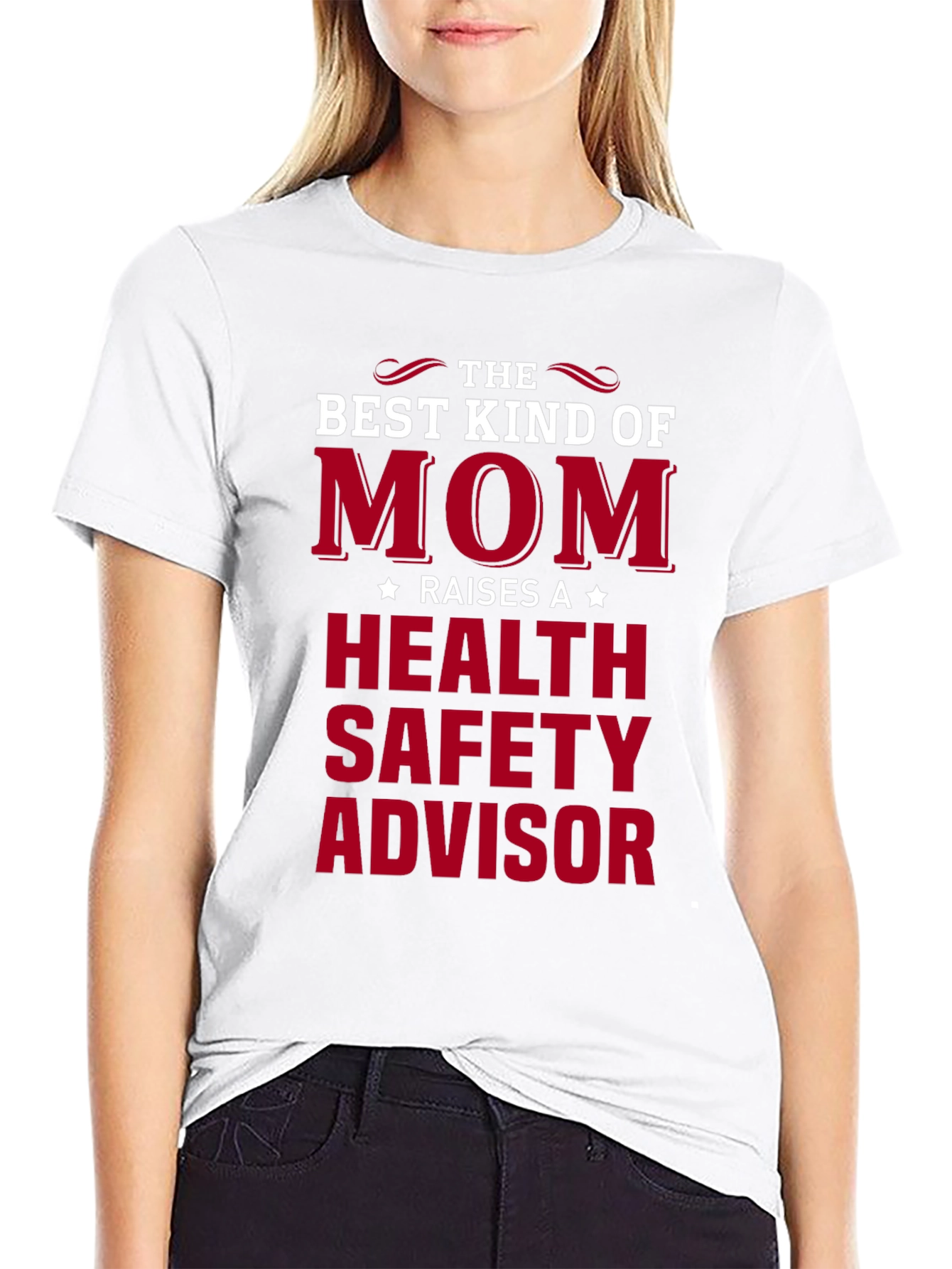 Black Best Kind of Mom T-Shirt - Health Safety Advisor view 9