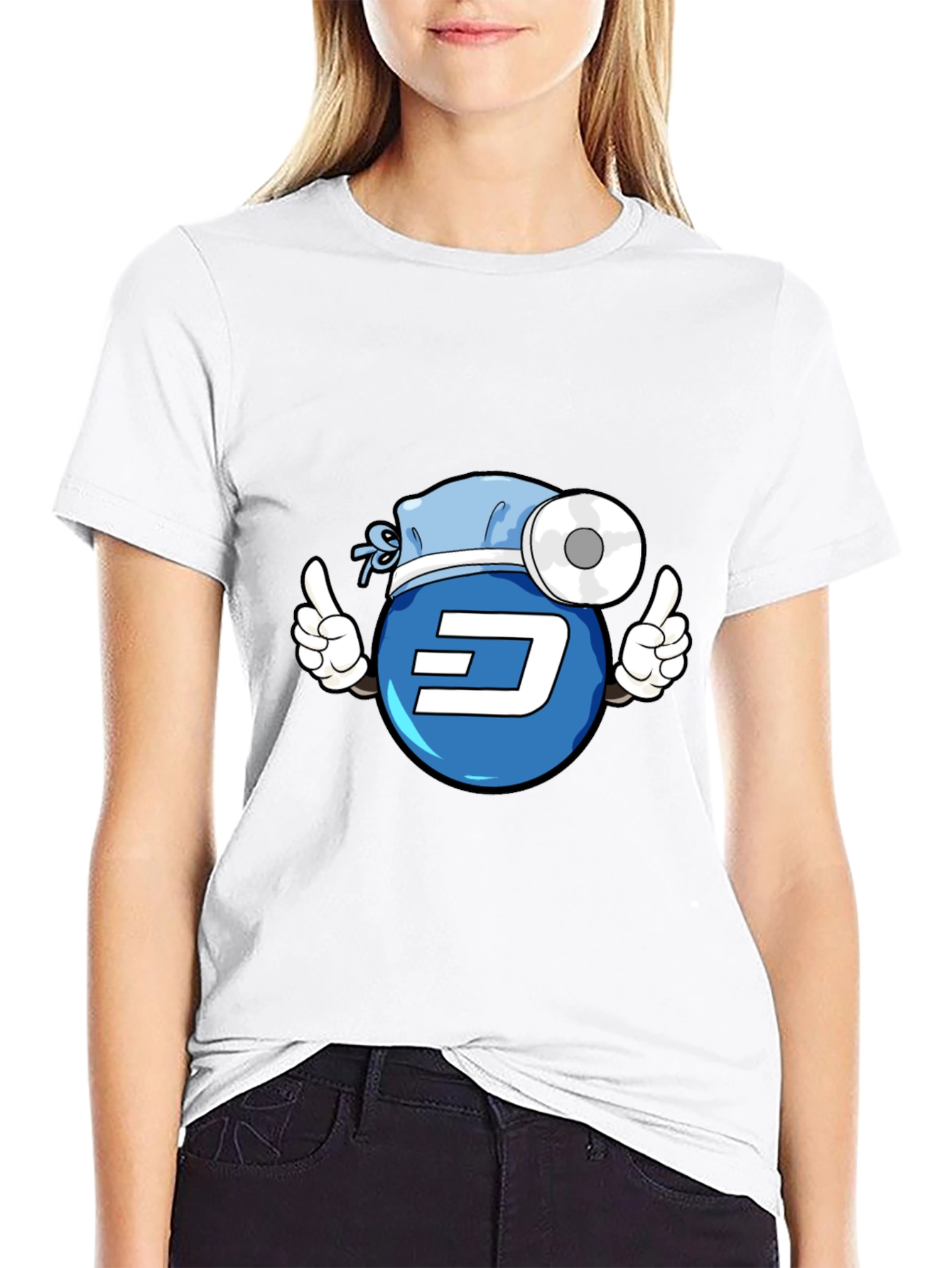 Black Novelty Crypto Dash Doctor T-Shirt view 9
