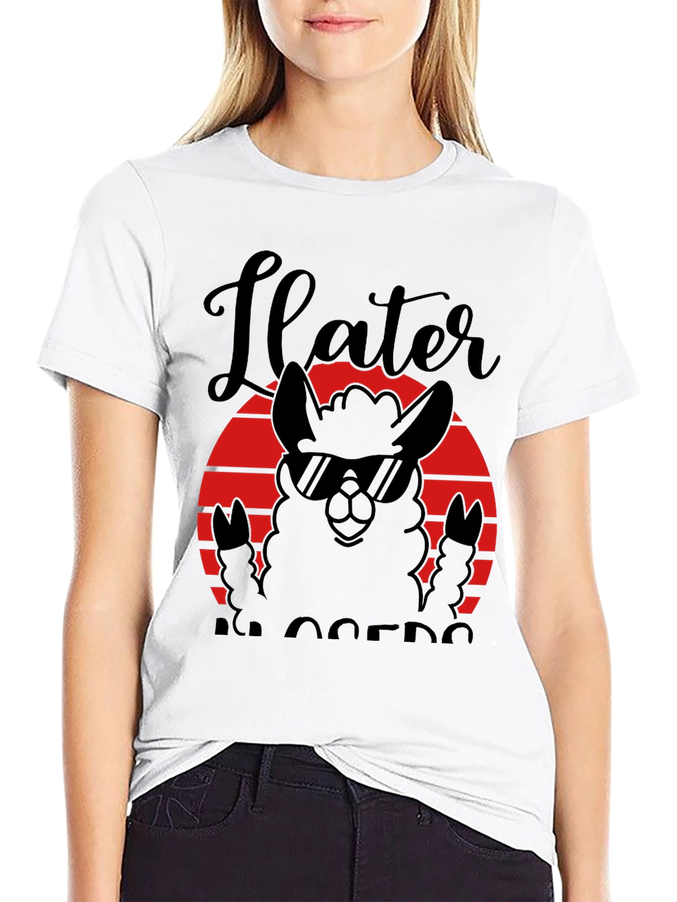 Llama Hater T-Shirt - Funny Alpaca Tee - 9