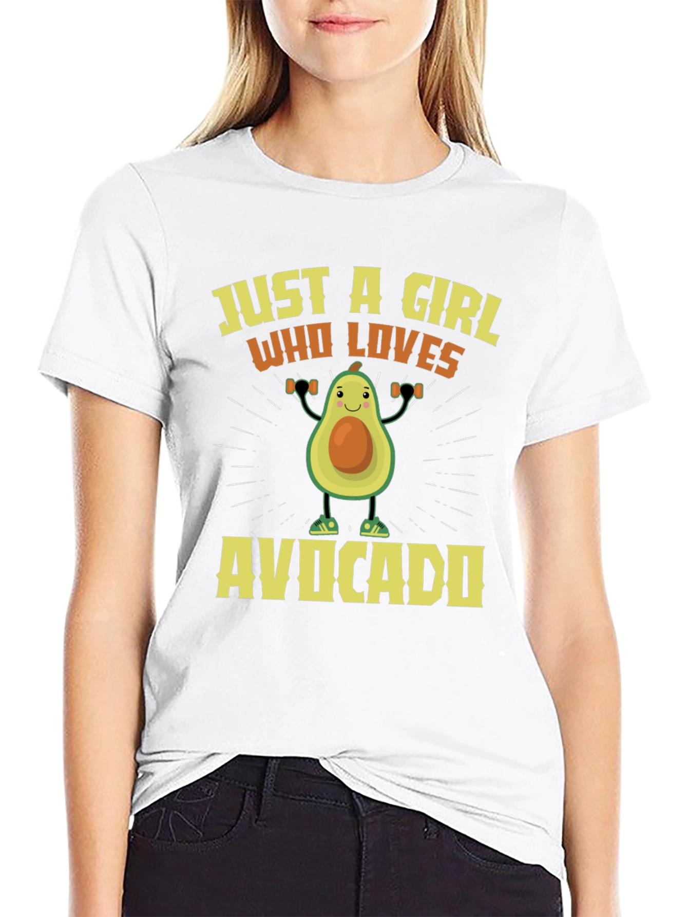 Black Avocado Lover Graphic T-Shirt - Unisex view 9