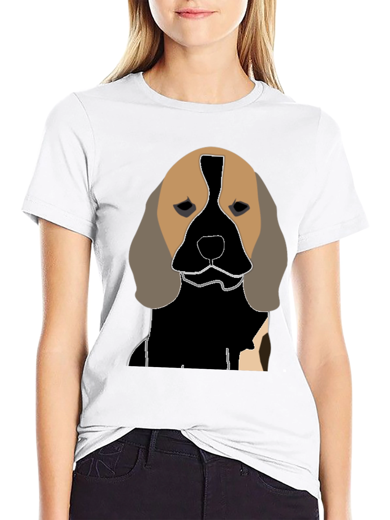 Black Dog Graphic Tee - Unique Canine Design view 9