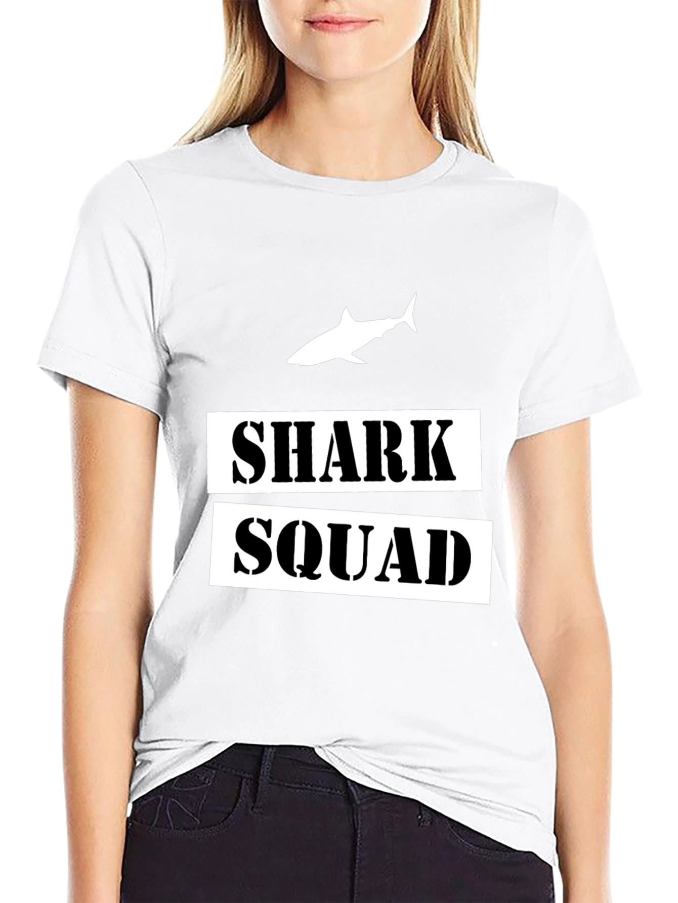 Black Shark Squad Graphic T-Shirt - Black view 9