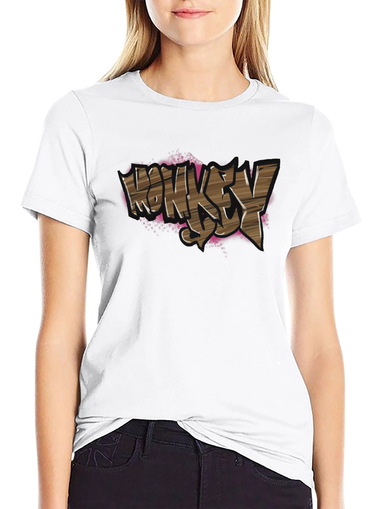 Black Honkey-saurus T-Shirt - Bold Graphic Tee view 9