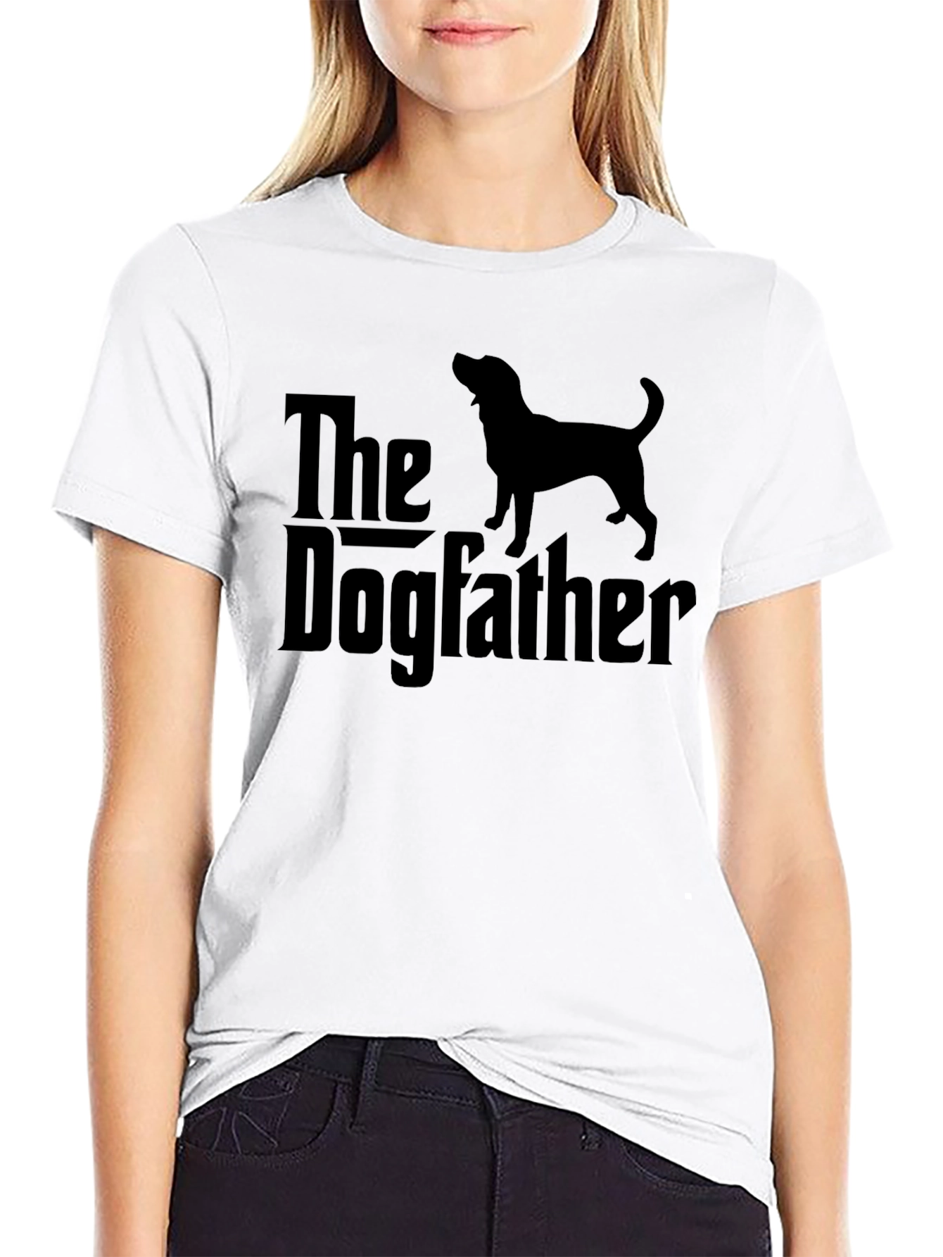 The Dogfather T-Shirt - Black Dog Lover Tee - 9