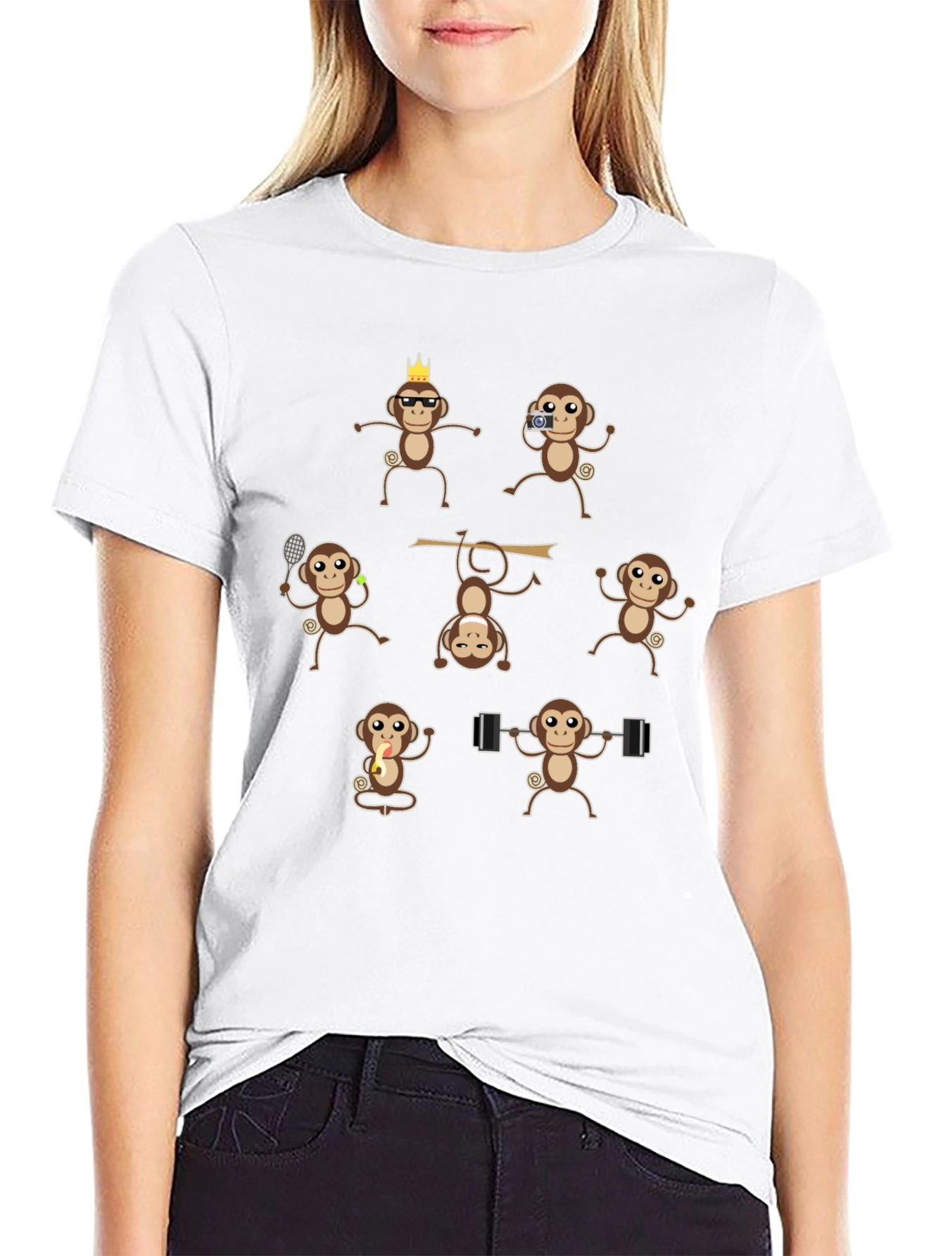 Black Monkey Business Black T-Shirt view 9