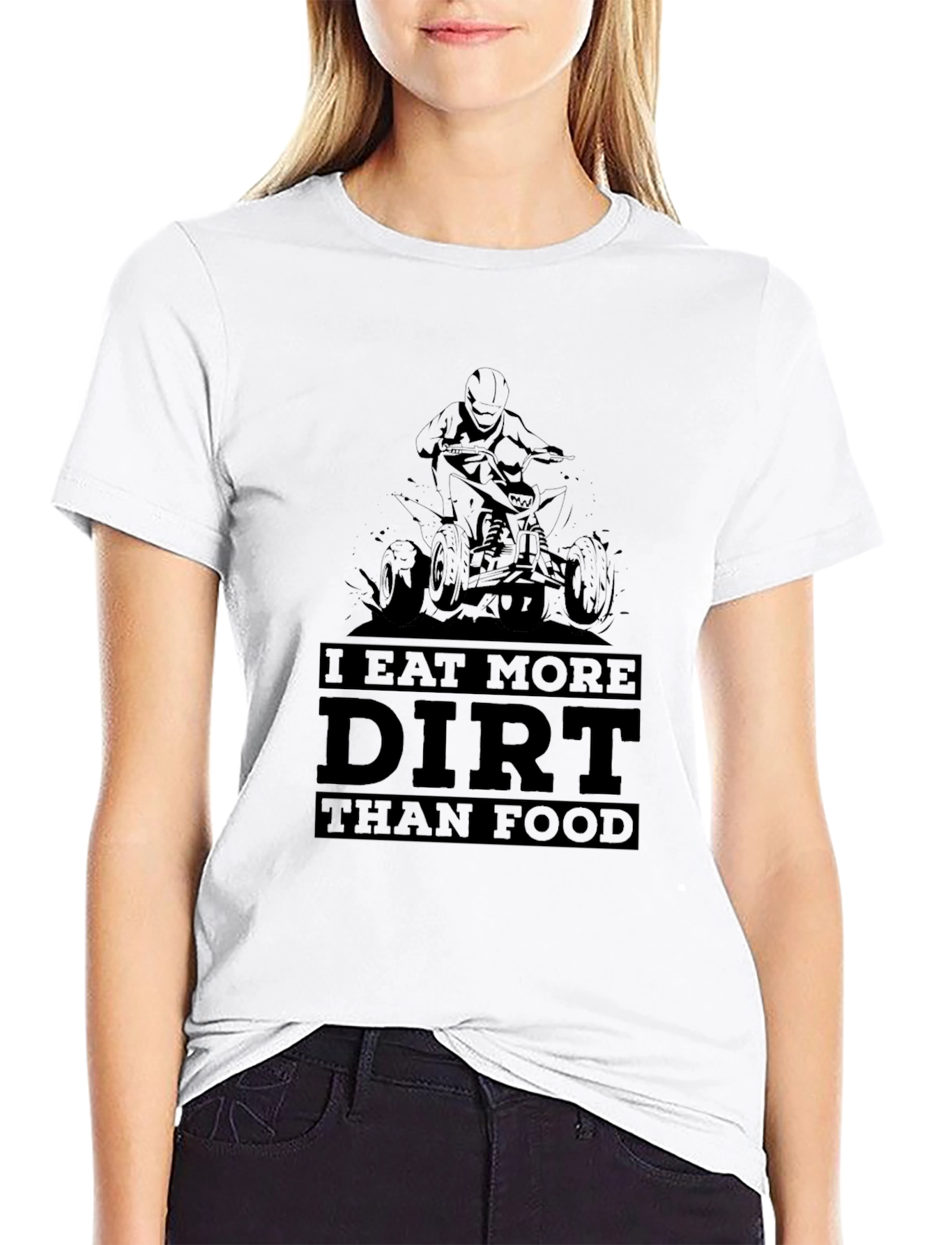 Dirt Bike Rider T-Shirt - I Eat More Dirt Than Food - 9