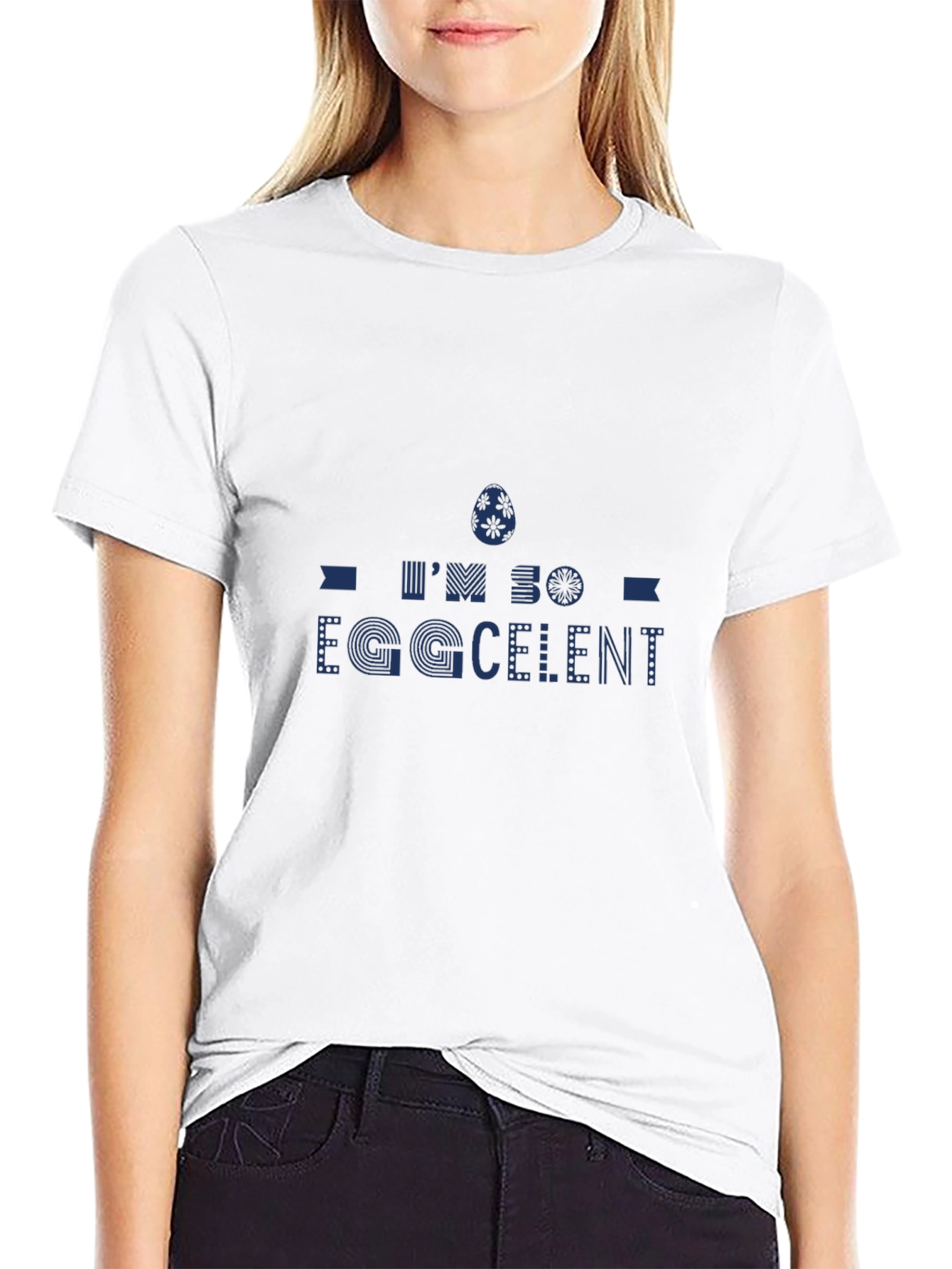 Eggcellent Easter T-Shirt - Men's Black Tee - 9