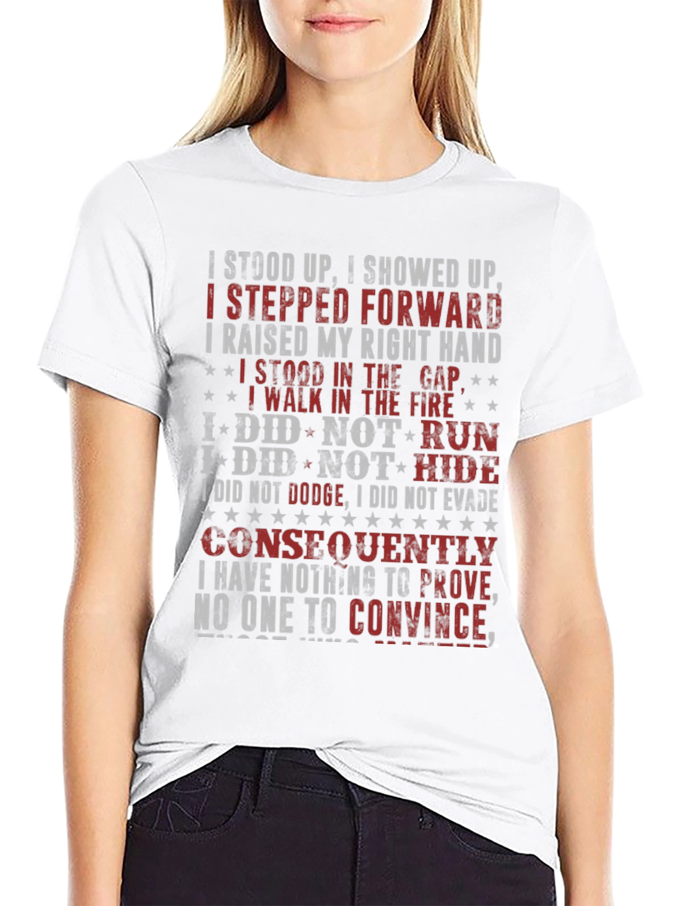 I Stood Up T-Shirt - Patriotic Design - 9