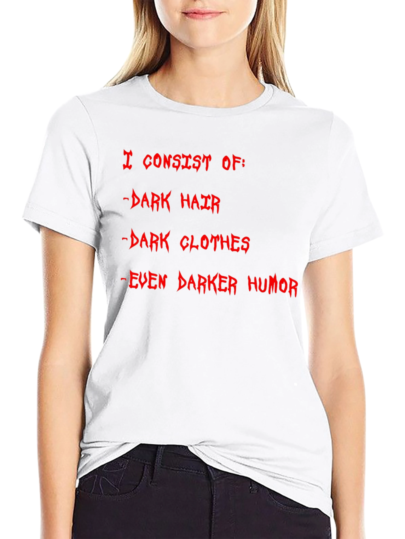 Black Humorous Dark T-Shirt - I Consist Of... view 9