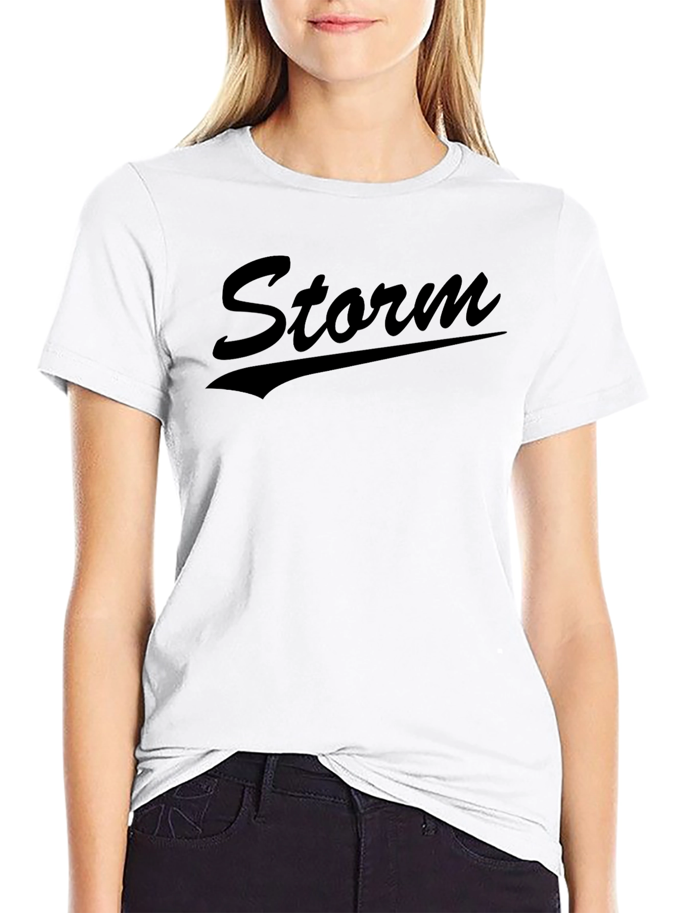 Black Storm Graphic T-Shirt - Soft Cotton Blend view 9