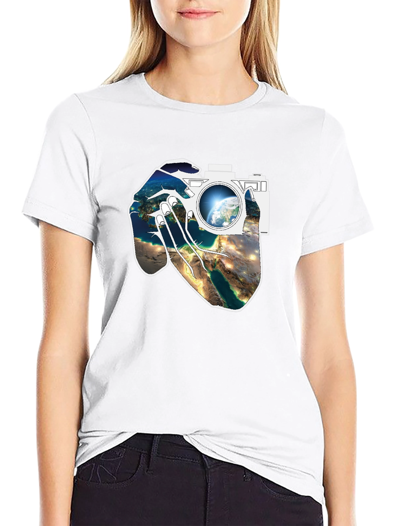 Photographer Earth View T-Shirt - 9