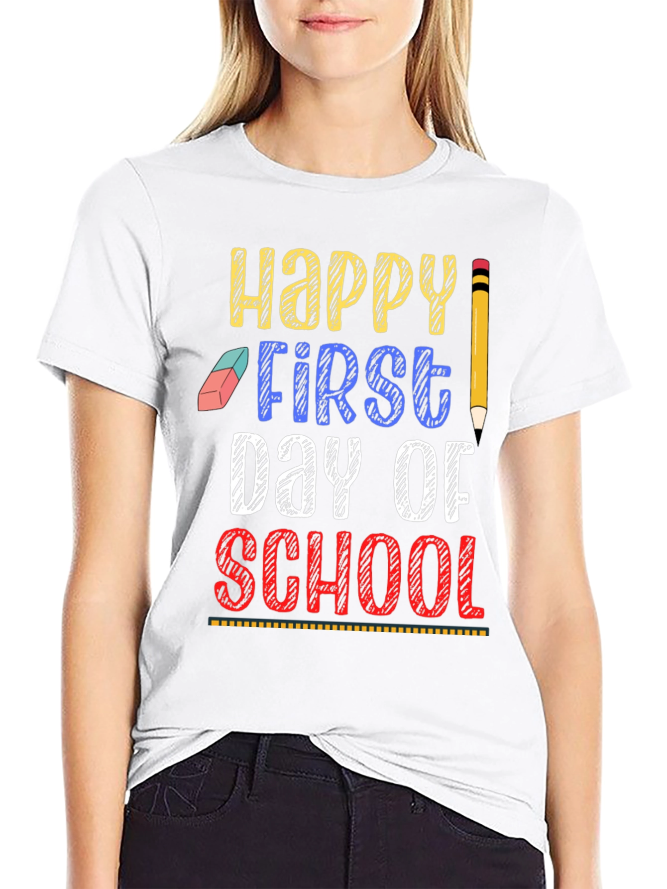 Happy First Day of School Graphic Tee - 9