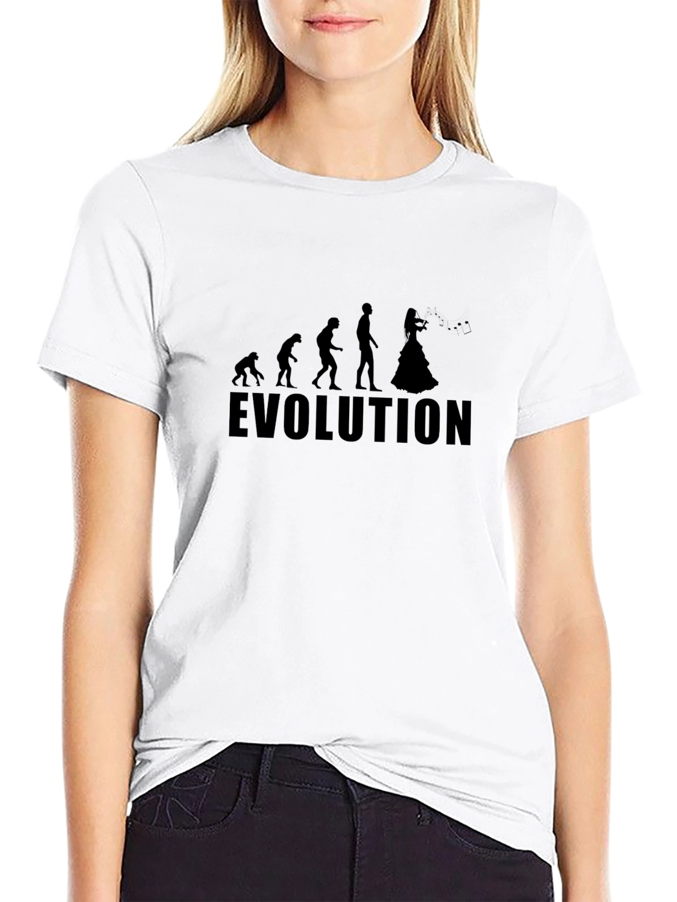 Black Evolution Men's Graphic T-Shirt view 9