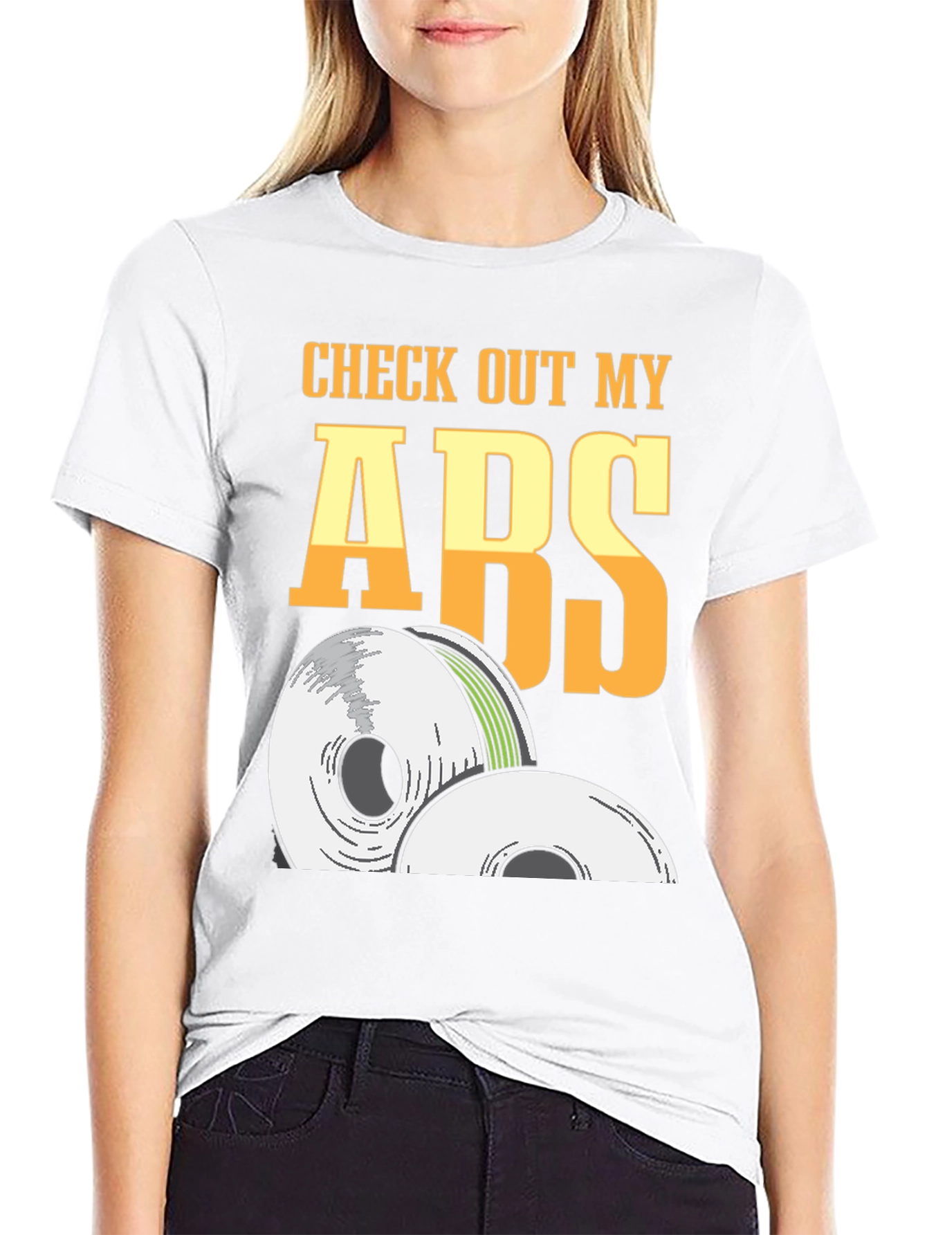 Black Check Out My ABS Funny 3D Printing T-Shirt view 9
