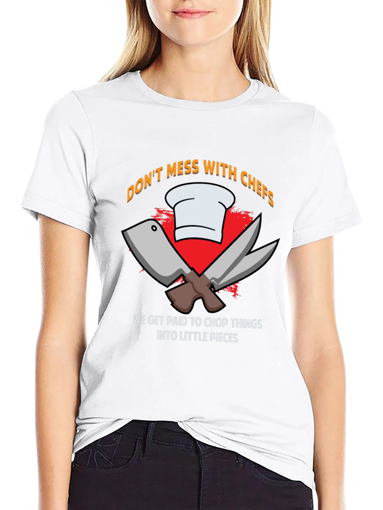 Don't Mess with Chefs Black T-Shirt - 9