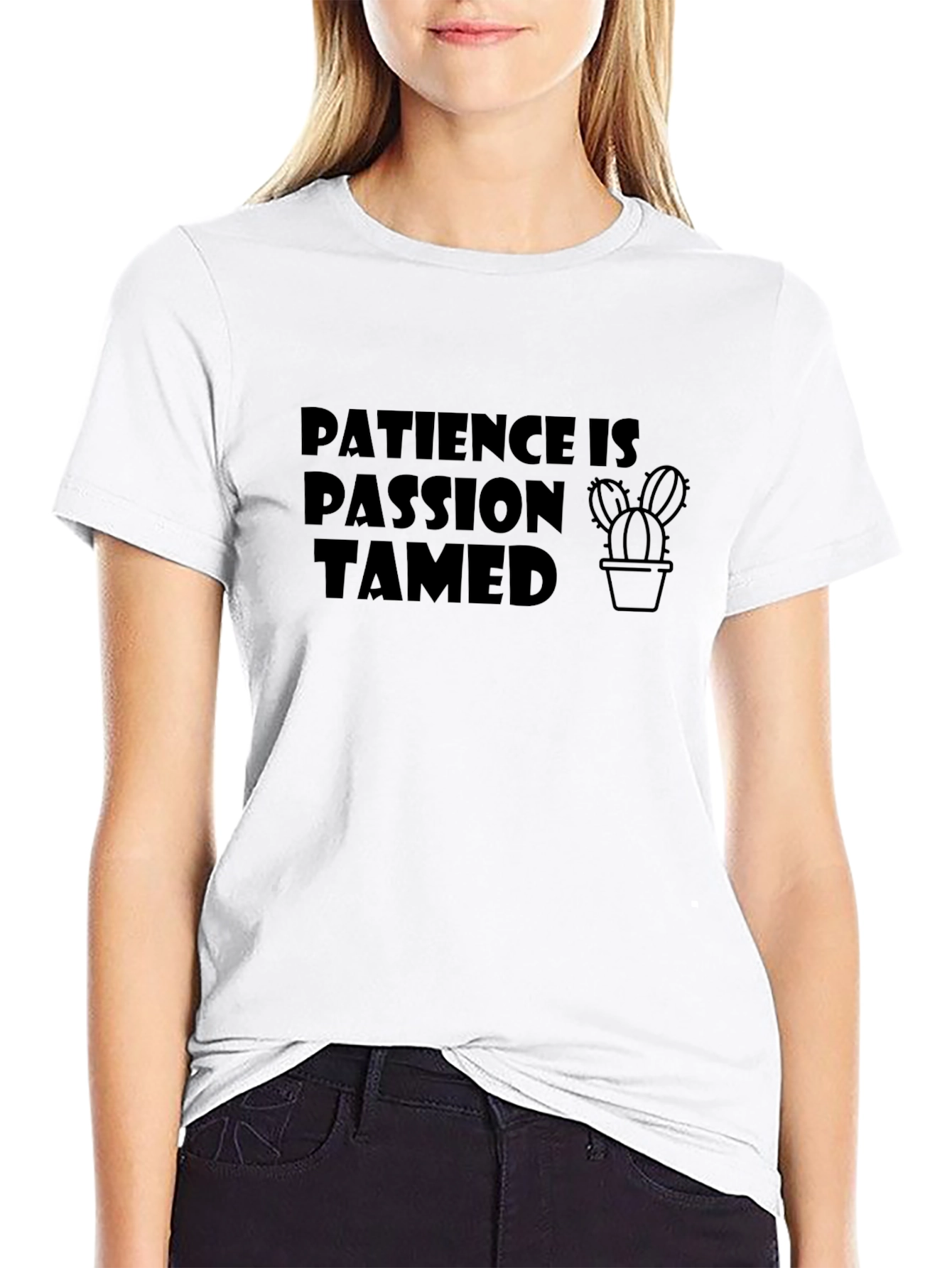 Black Patience Is Passion Tamed T-Shirt view 9