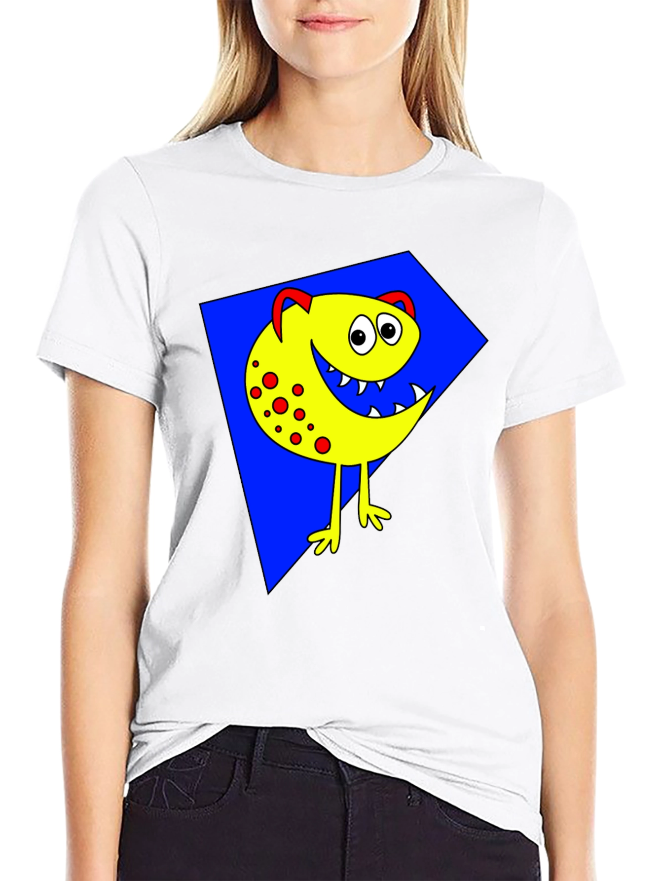 Black Monster Graphic Tee - Fun & Unique Design view 9