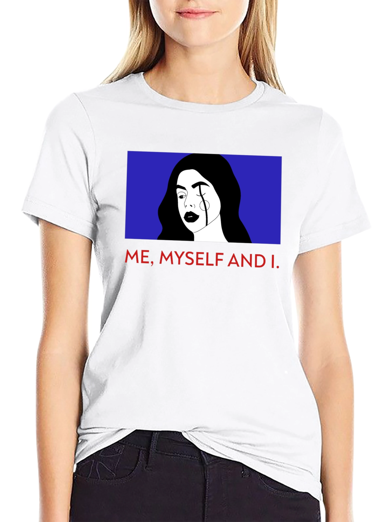 Black Me, Myself, and I Graphic Tee view 9