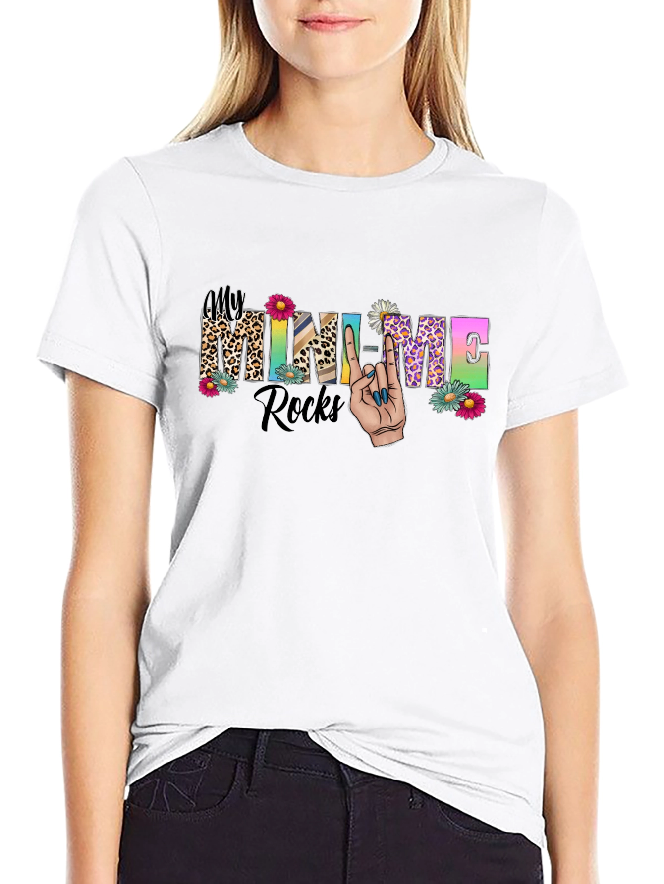 Black My Mini Me Rocks T-Shirt view 9
