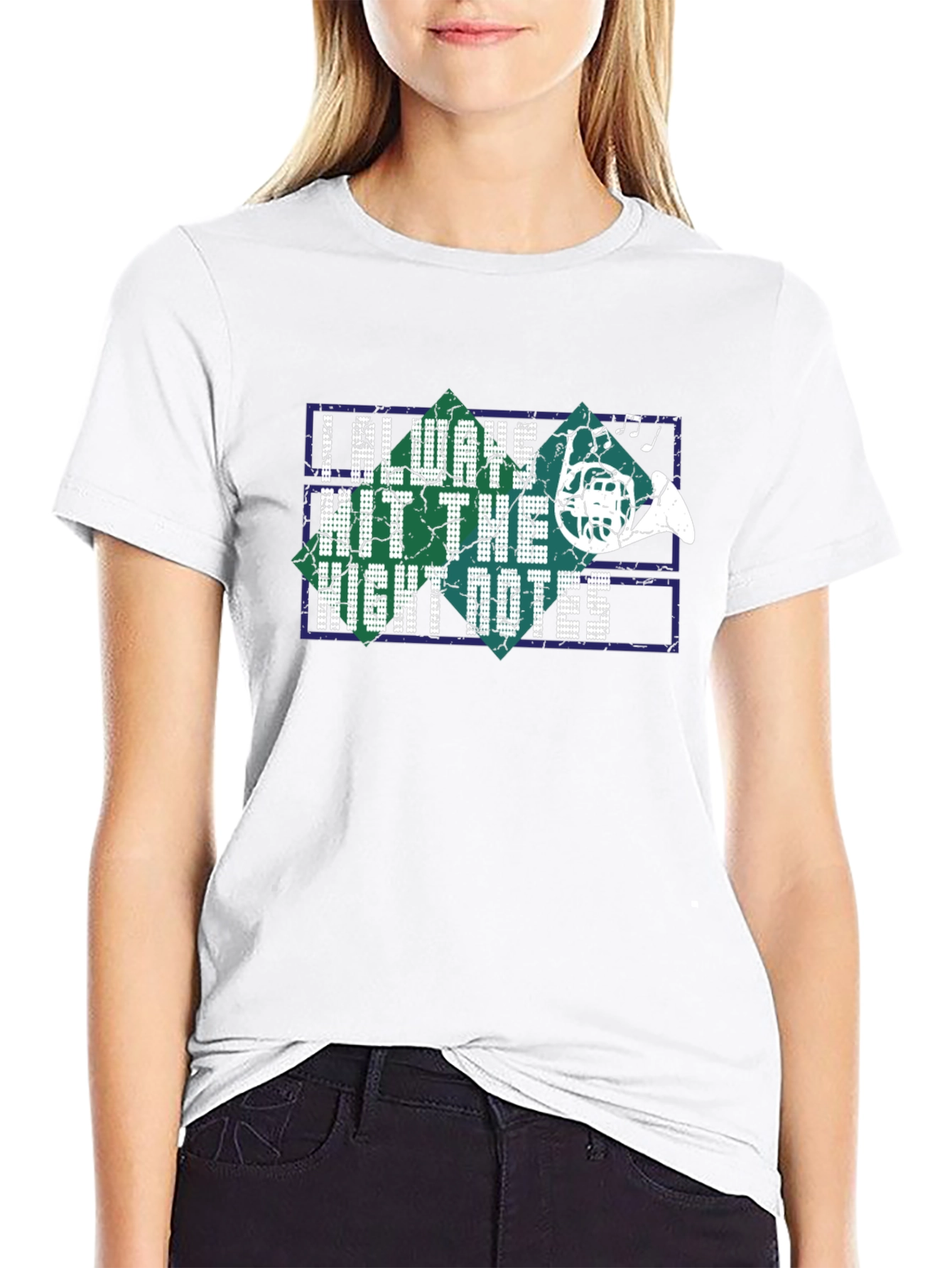 Black Music Lover T-Shirt: I Always Hit the Right Notes view 9