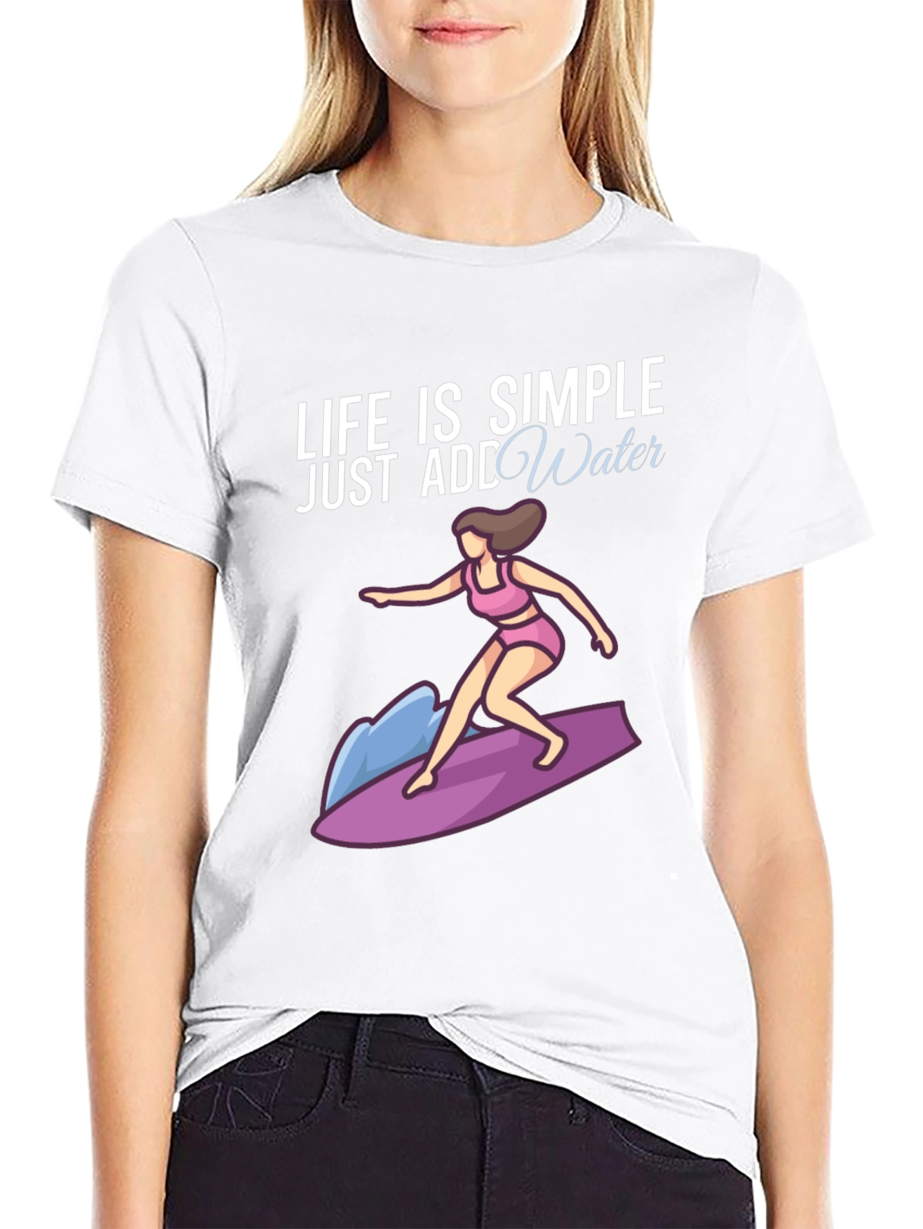 Black Life is Simple, Just Add Water T-Shirt view 9