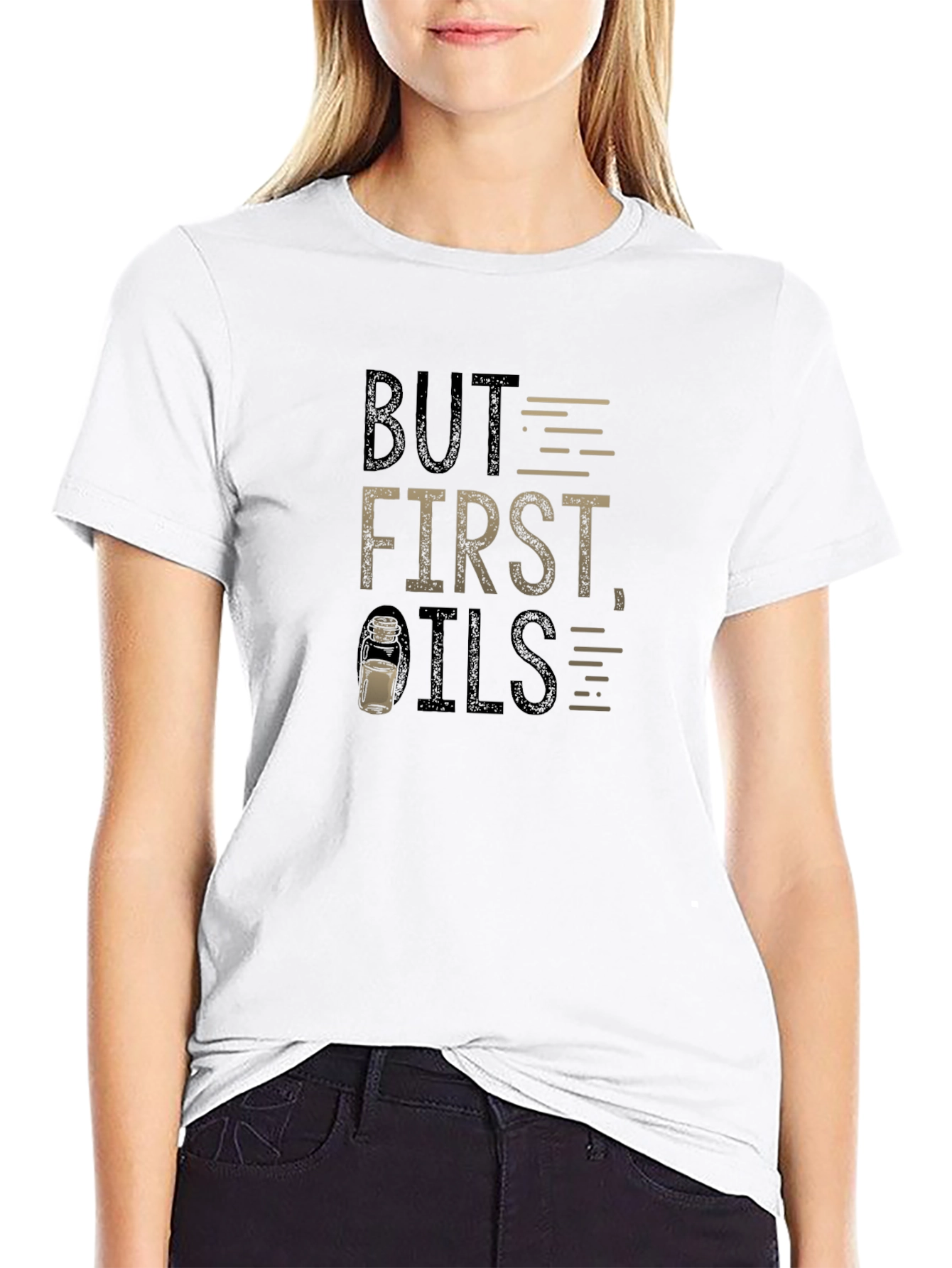 Black But First, Oils T-Shirt - Essential Oil Lover Tee view 9