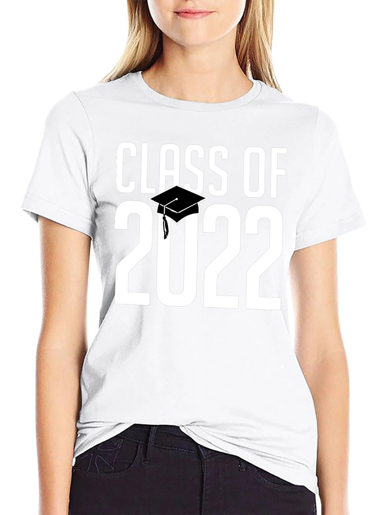 Black Class of 2022 Graduation T-Shirt view 9
