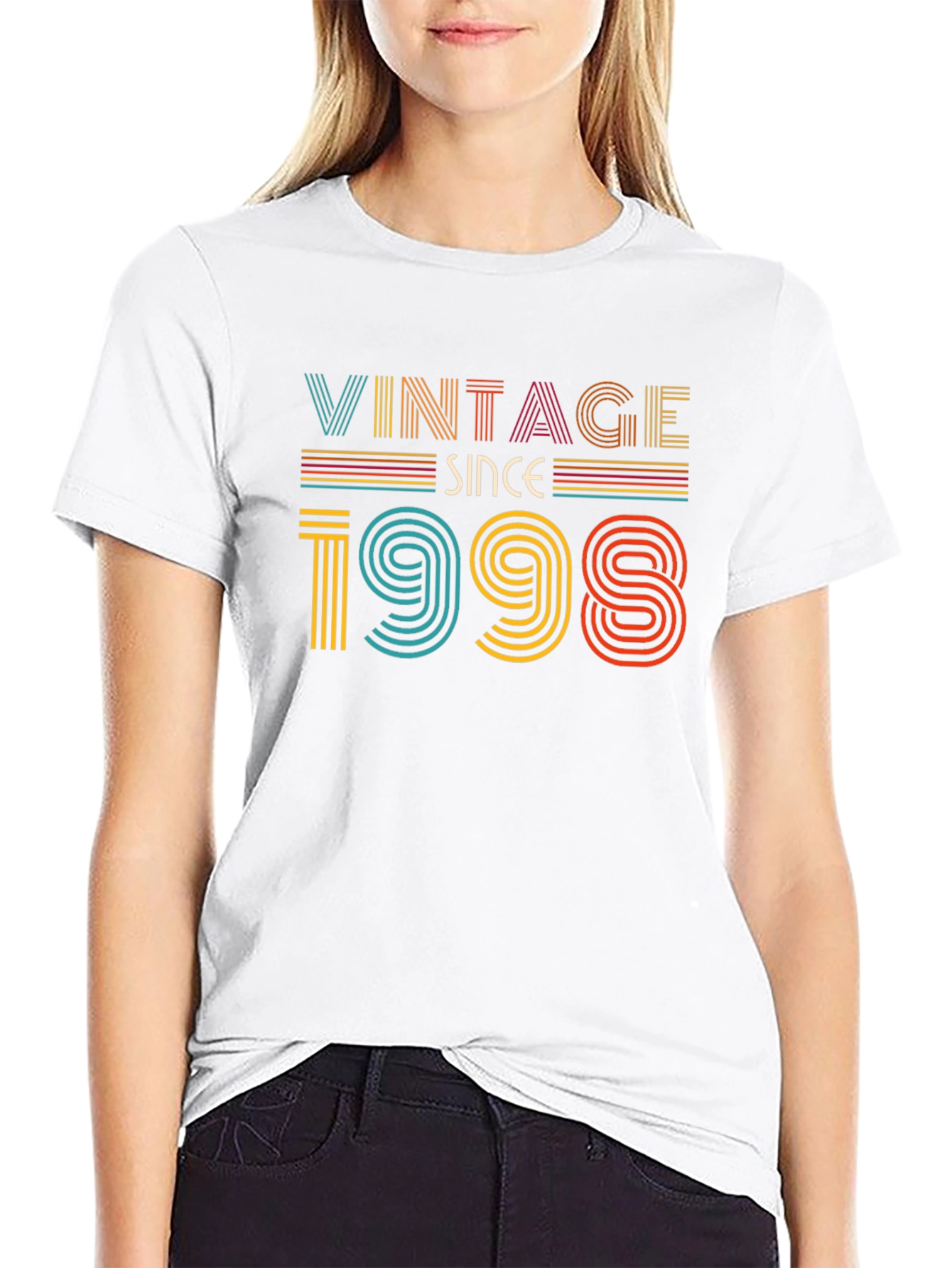 Black Vintage Since 1998 Graphic Tee view 9