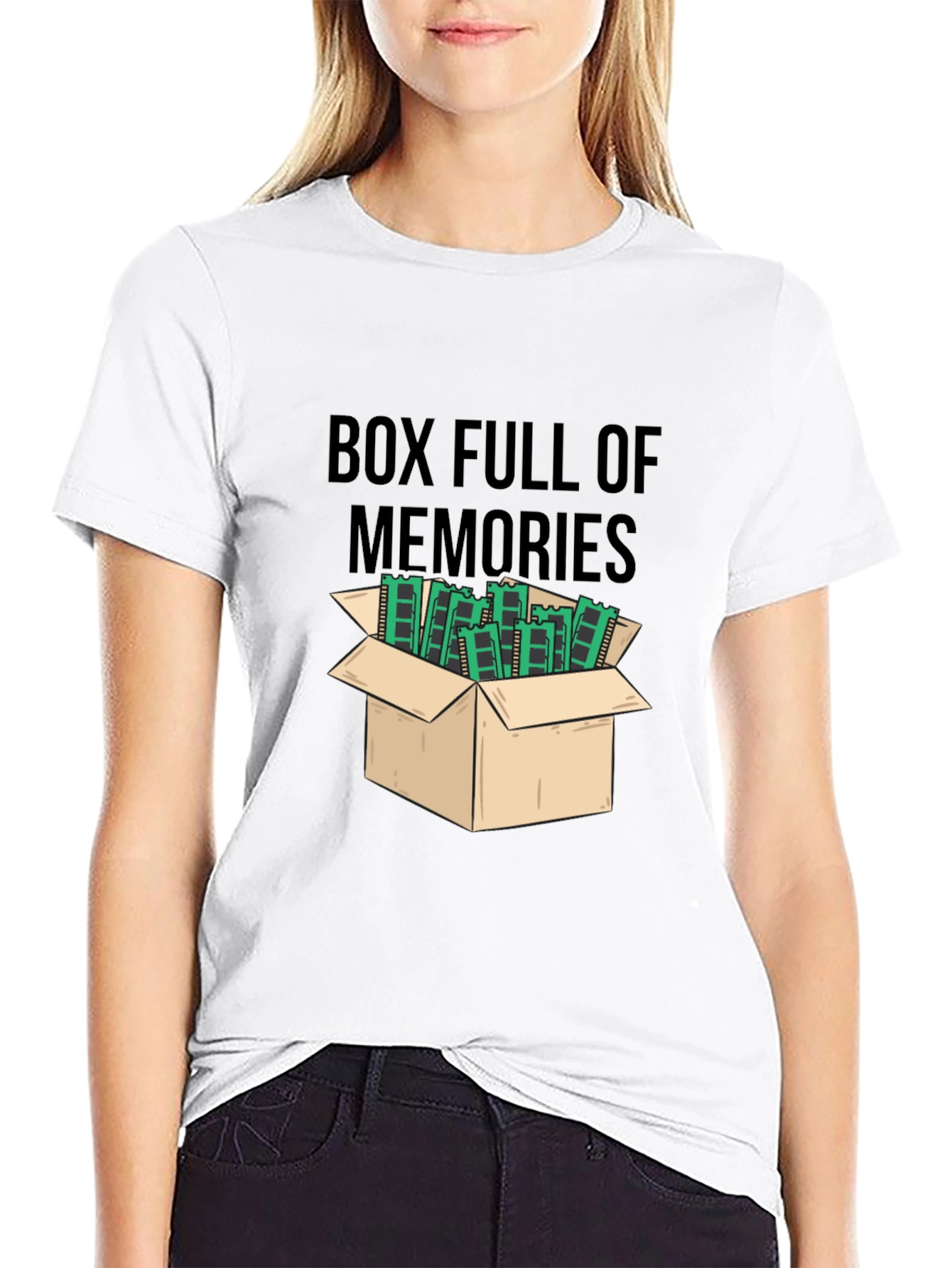 Black Box Full of Memories T-Shirt - Fun Novelty Tee view 9