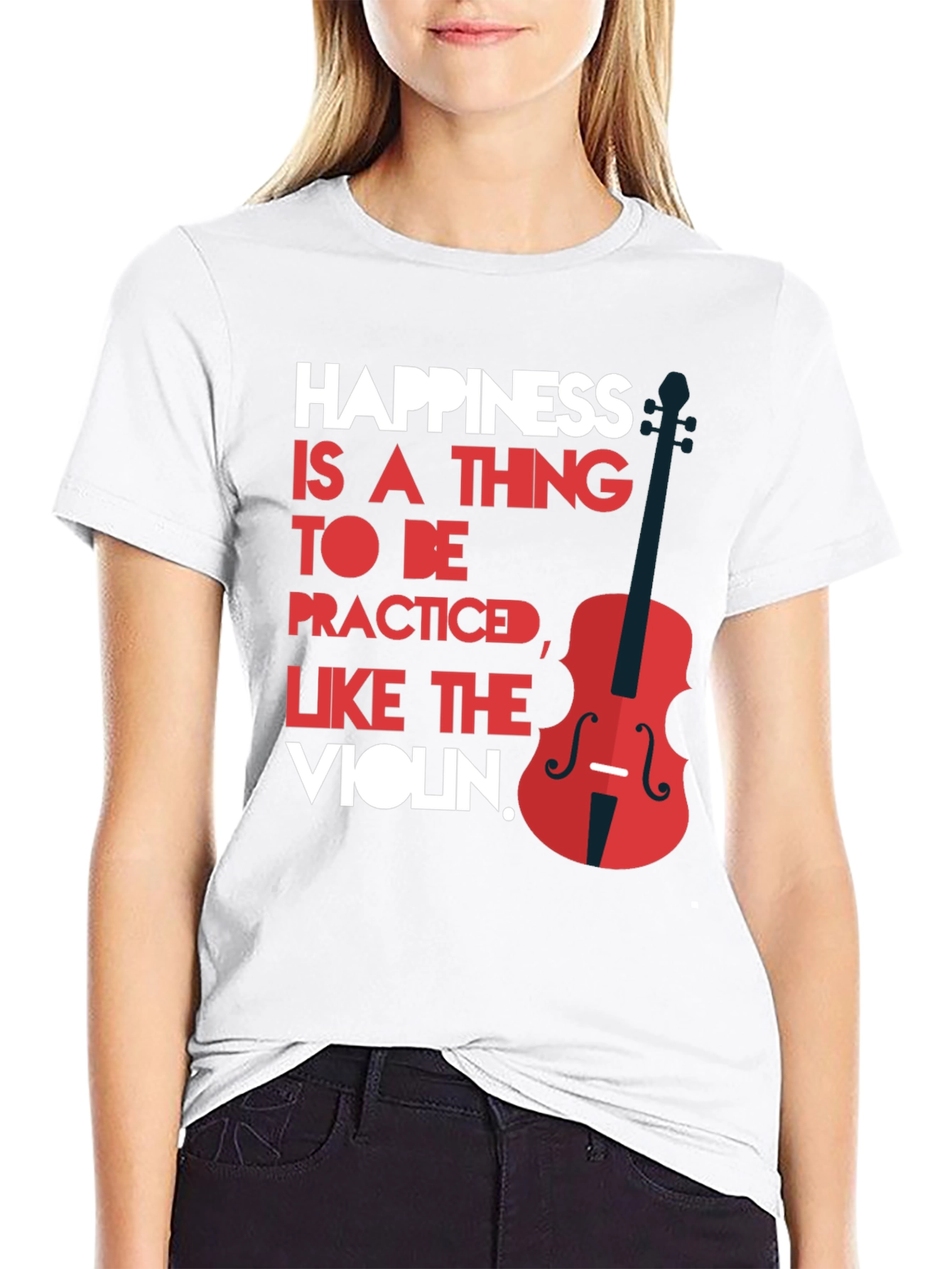 Black Happiness is a Thing T-Shirt view 9