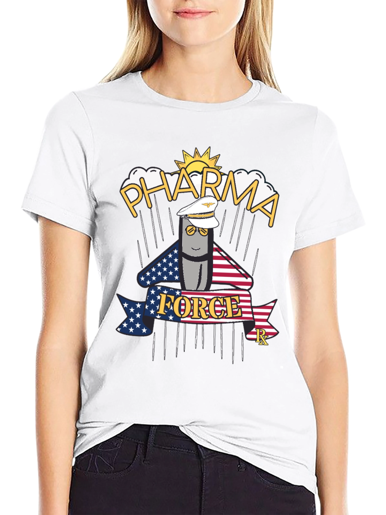 Black Pharma Force Graphic T-Shirt - Black view 9