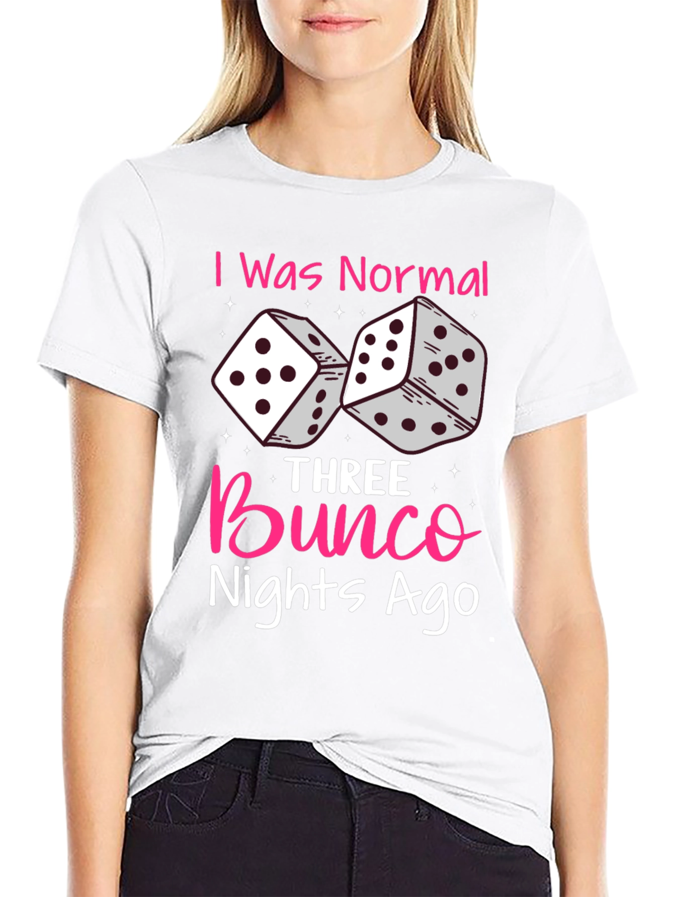 Black Bunco Nights Ago T-Shirt, Dice Graphic view 9