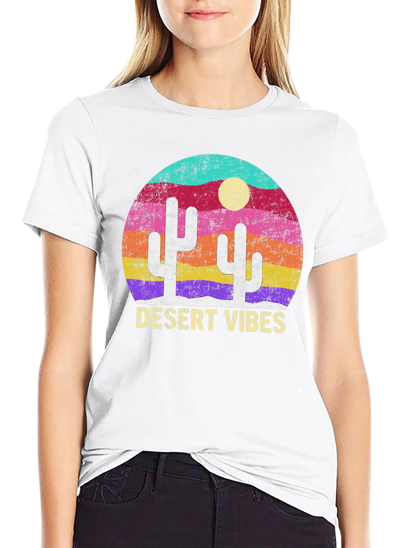 Black Desert Vibes Graphic Tee - Stylish Men's T-Shirt view 9