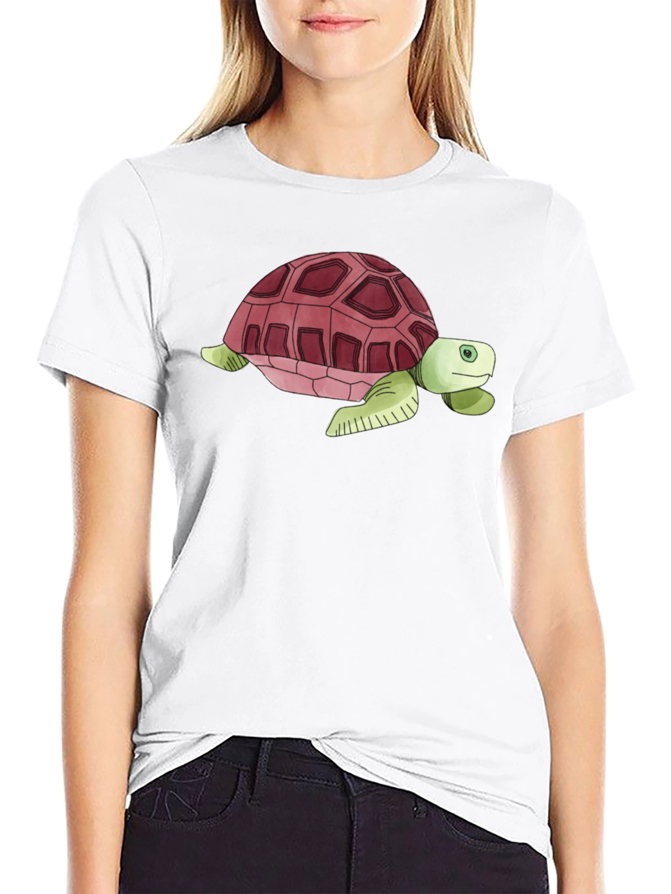 Black Turtle Graphic T-Shirt - Casual Style view 9