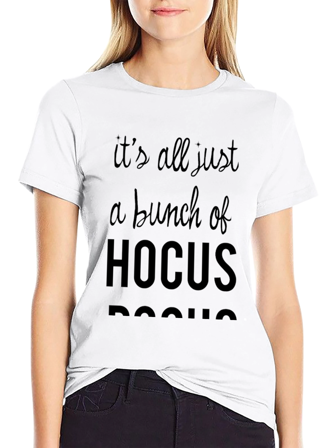 Black Hocus Pocus Graphic Tee - Halloween Shirt view 9