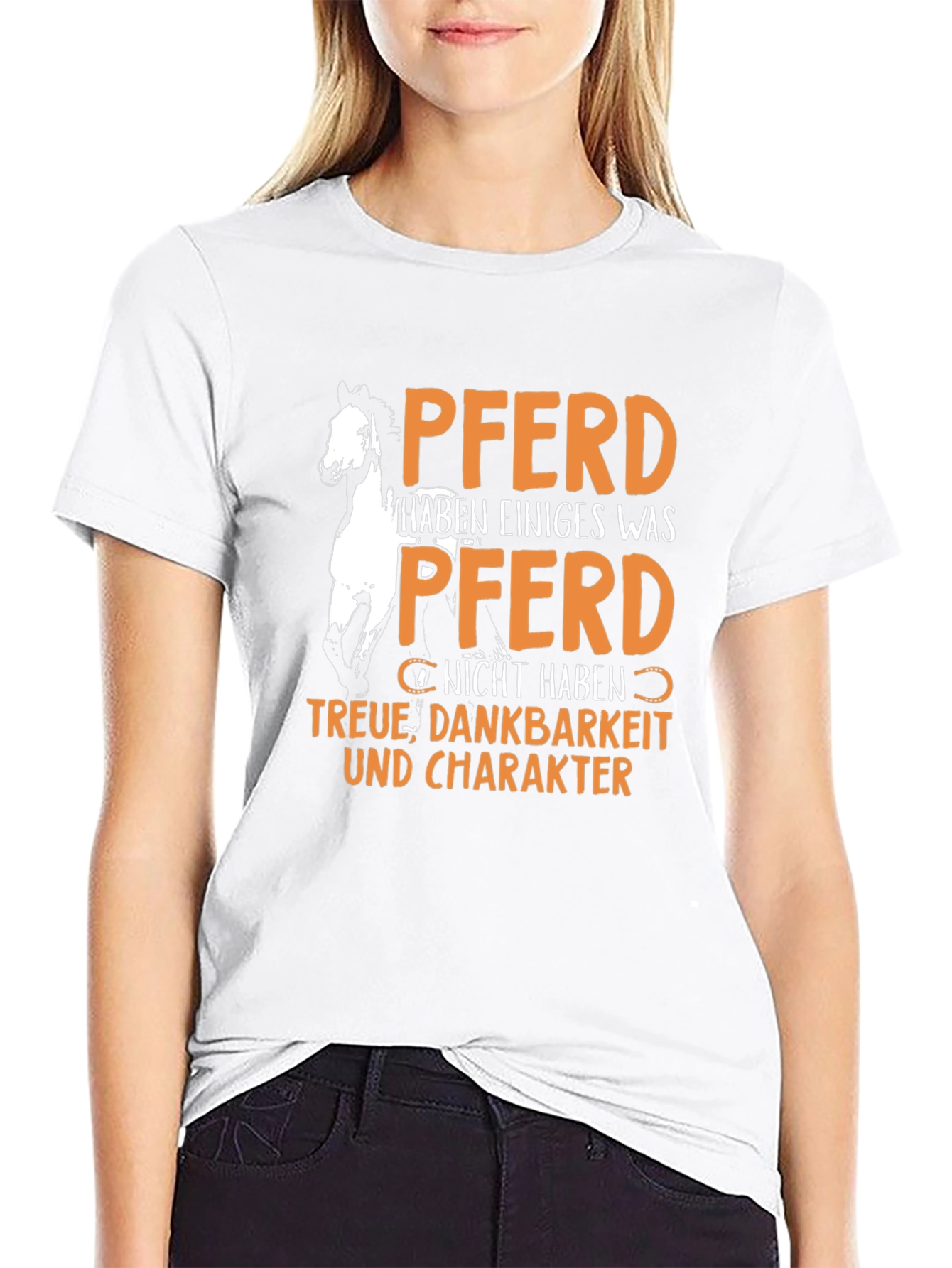Black Horse T-Shirt: Pferd Haben Einiges Was! view 9