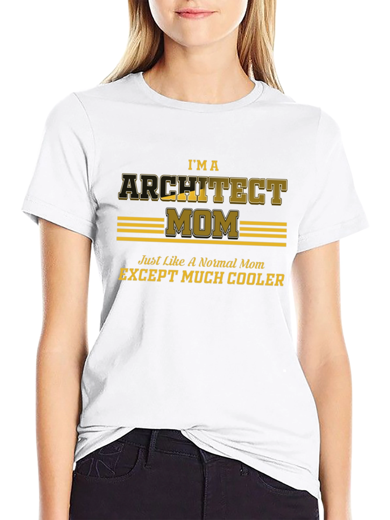 Black Architect Mom T-Shirt - Cool Mother's Day Gift view 9