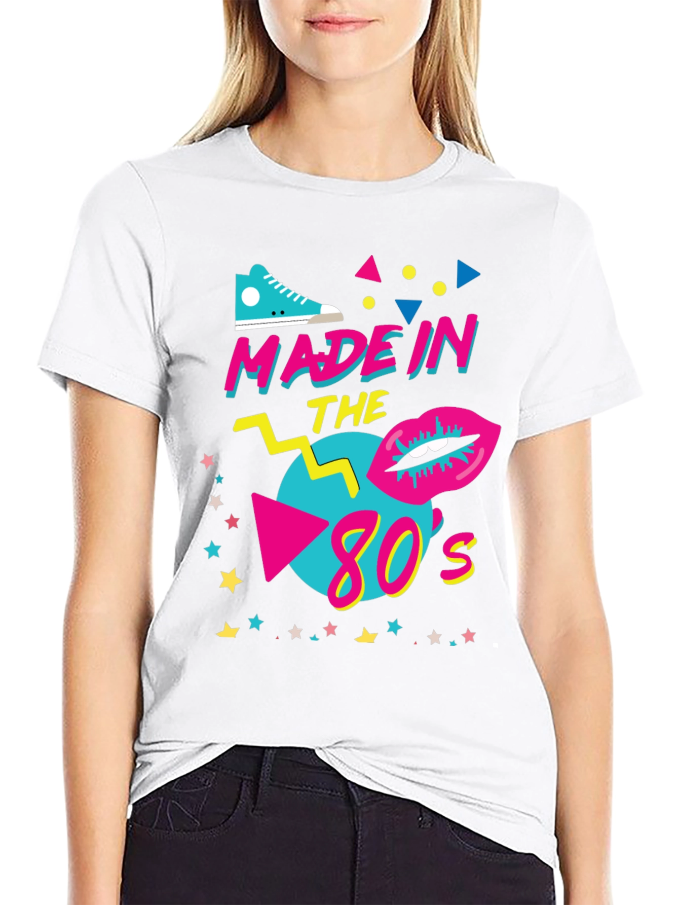 Black Made in the 80s Graphic Tee view 9