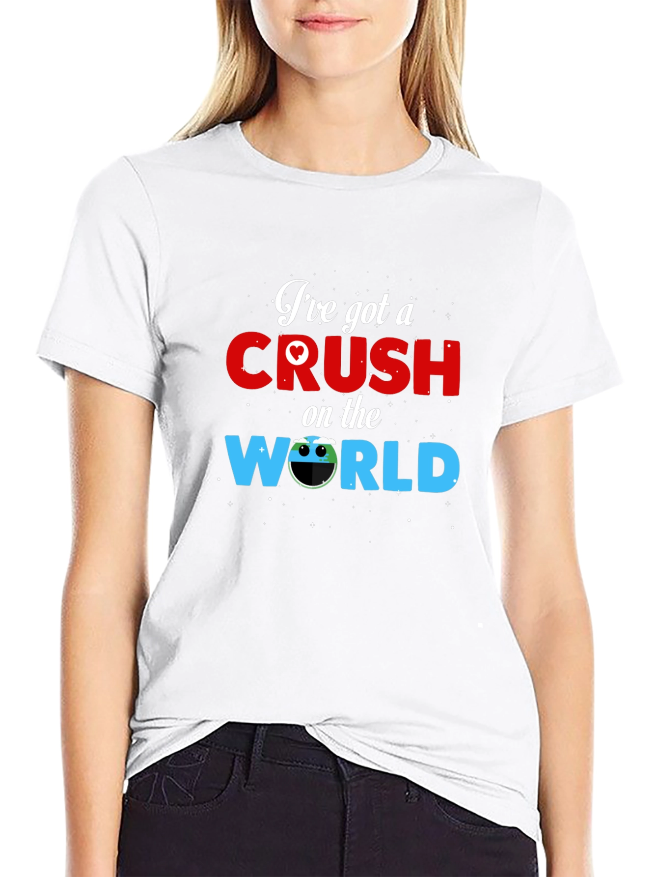 Black Crush On The World Graphic T-Shirt view 9